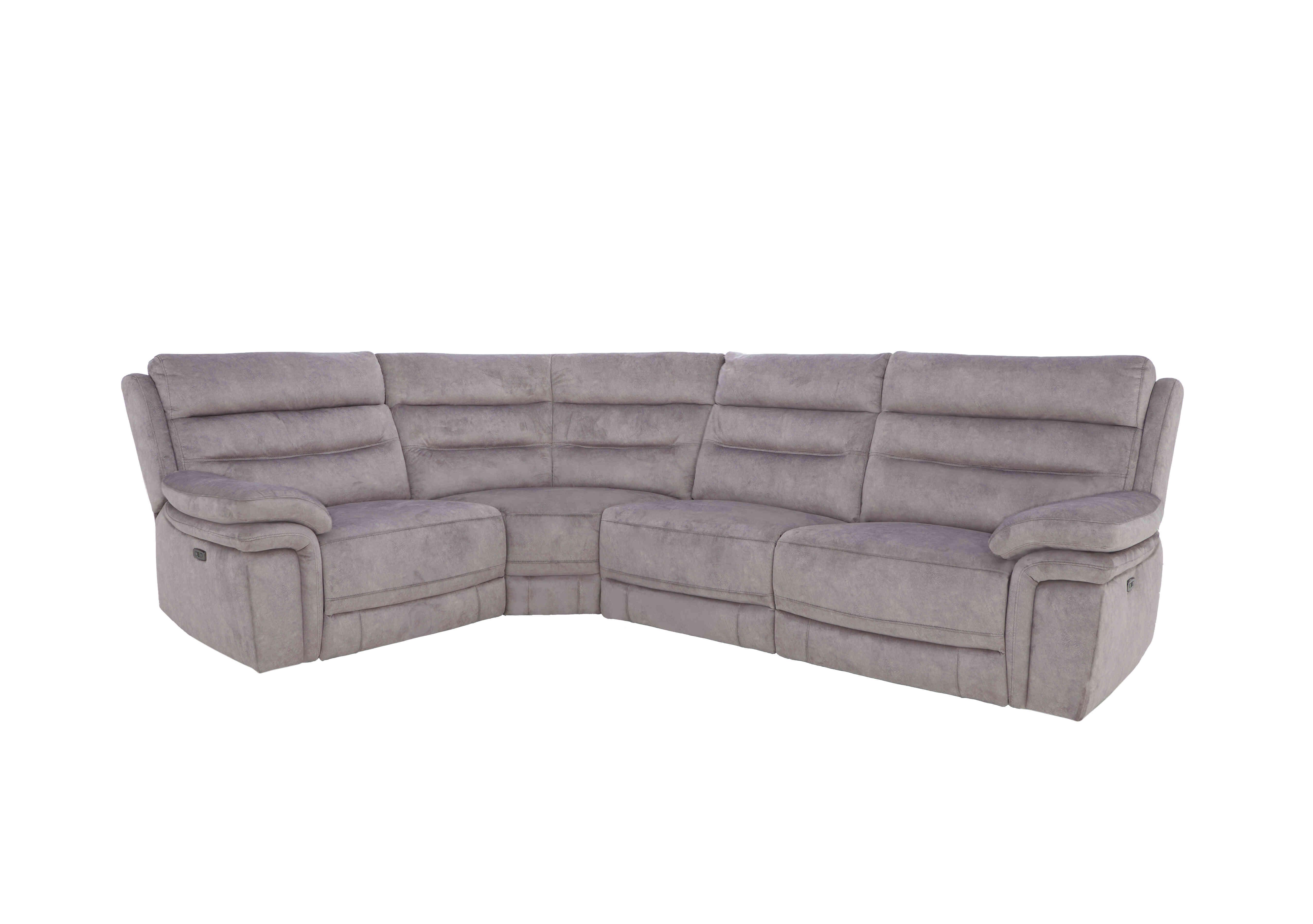 Berlin Modular Fabric Corner Sofa in Light Grey Be-0102 on Furniture Village