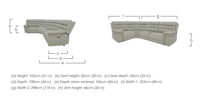 Berlin Modular Leather Corner Sofa in  on Furniture Village