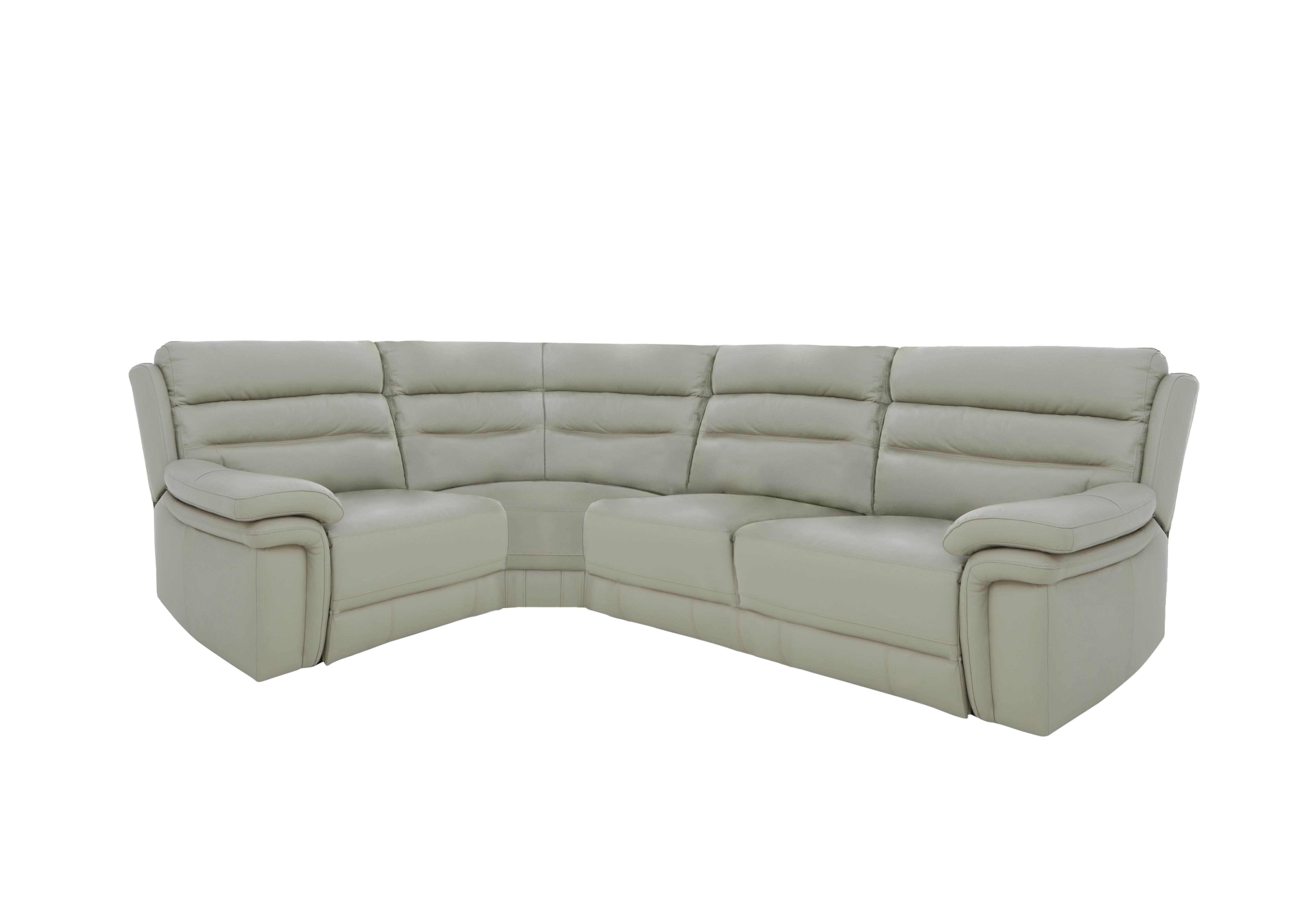 Berlin Modular Leather Corner Sofa in Sand Le-9303 on Furniture Village