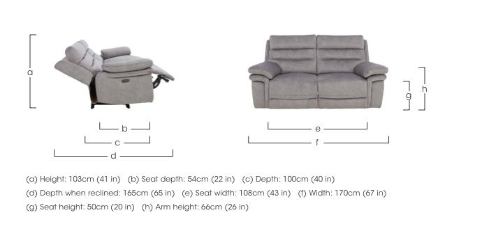 Berlin 2 Seater Fabric Sofa in  on Furniture Village