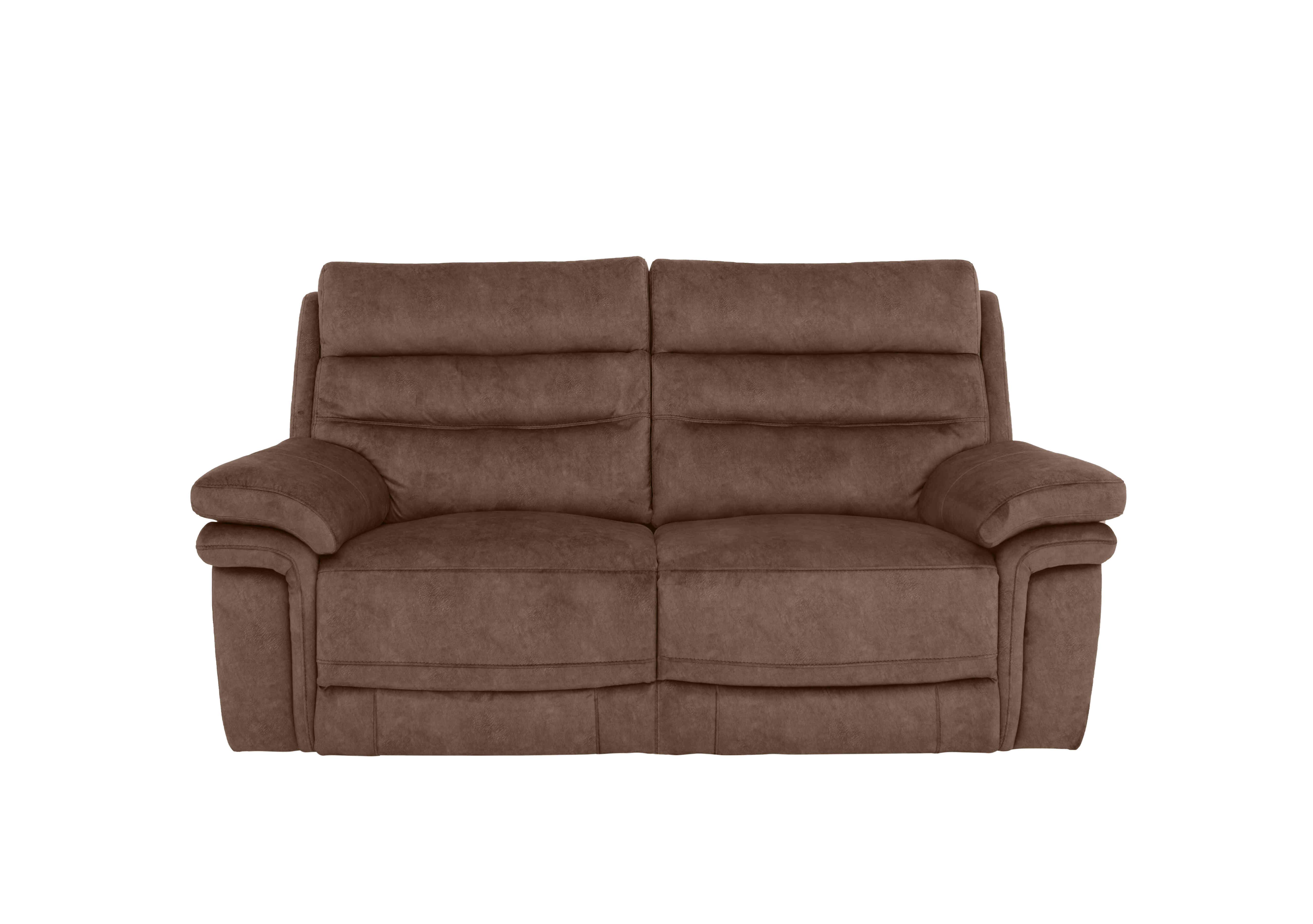 Berlin 2 Seater Fabric Sofa in Classic Brown Be-0105 on Furniture Village