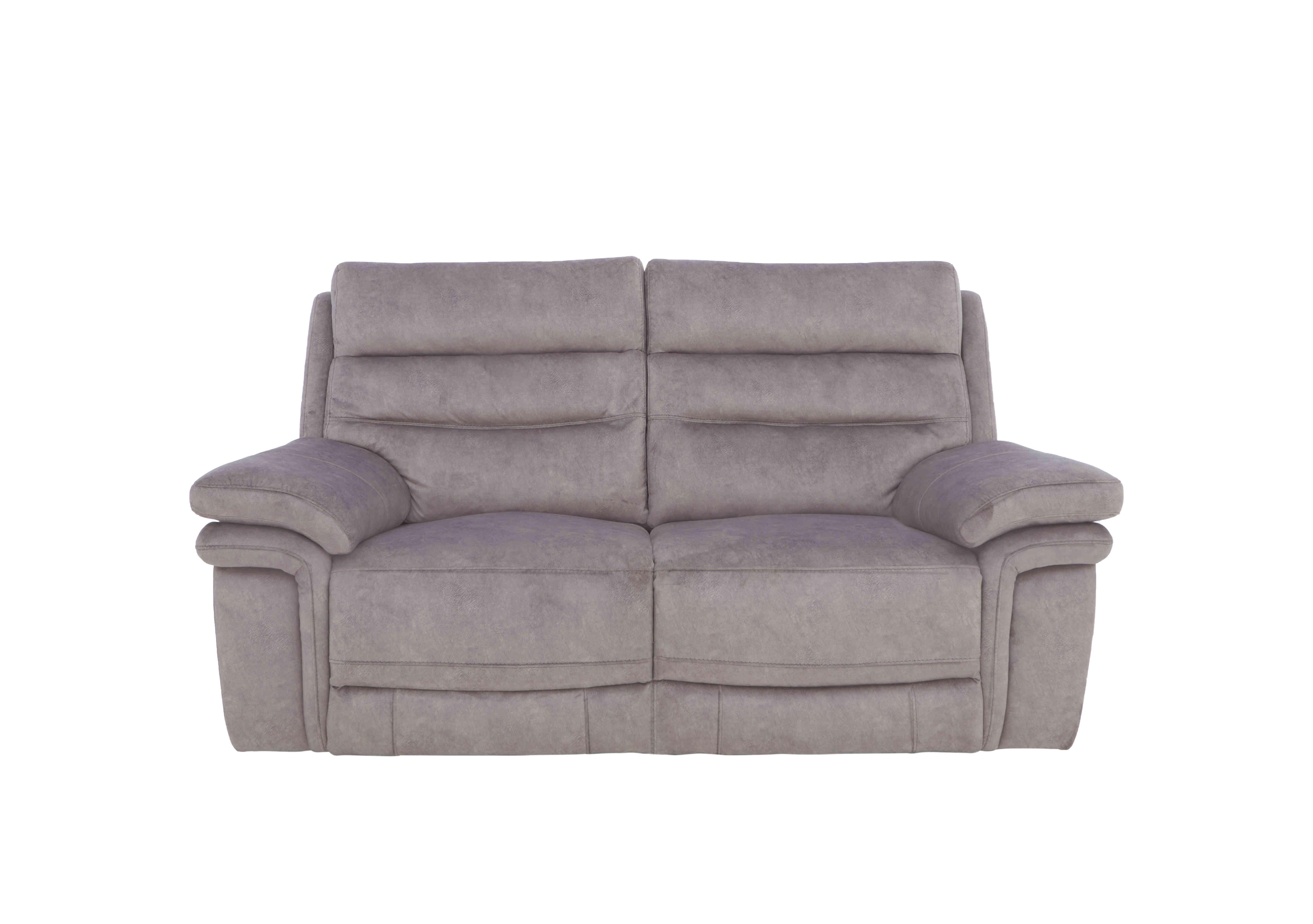 Berlin 2 Seater Fabric Sofa in Light Grey Be-0102 on Furniture Village