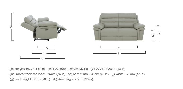 Berlin 2 Seater Leather Sofa in  on Furniture Village