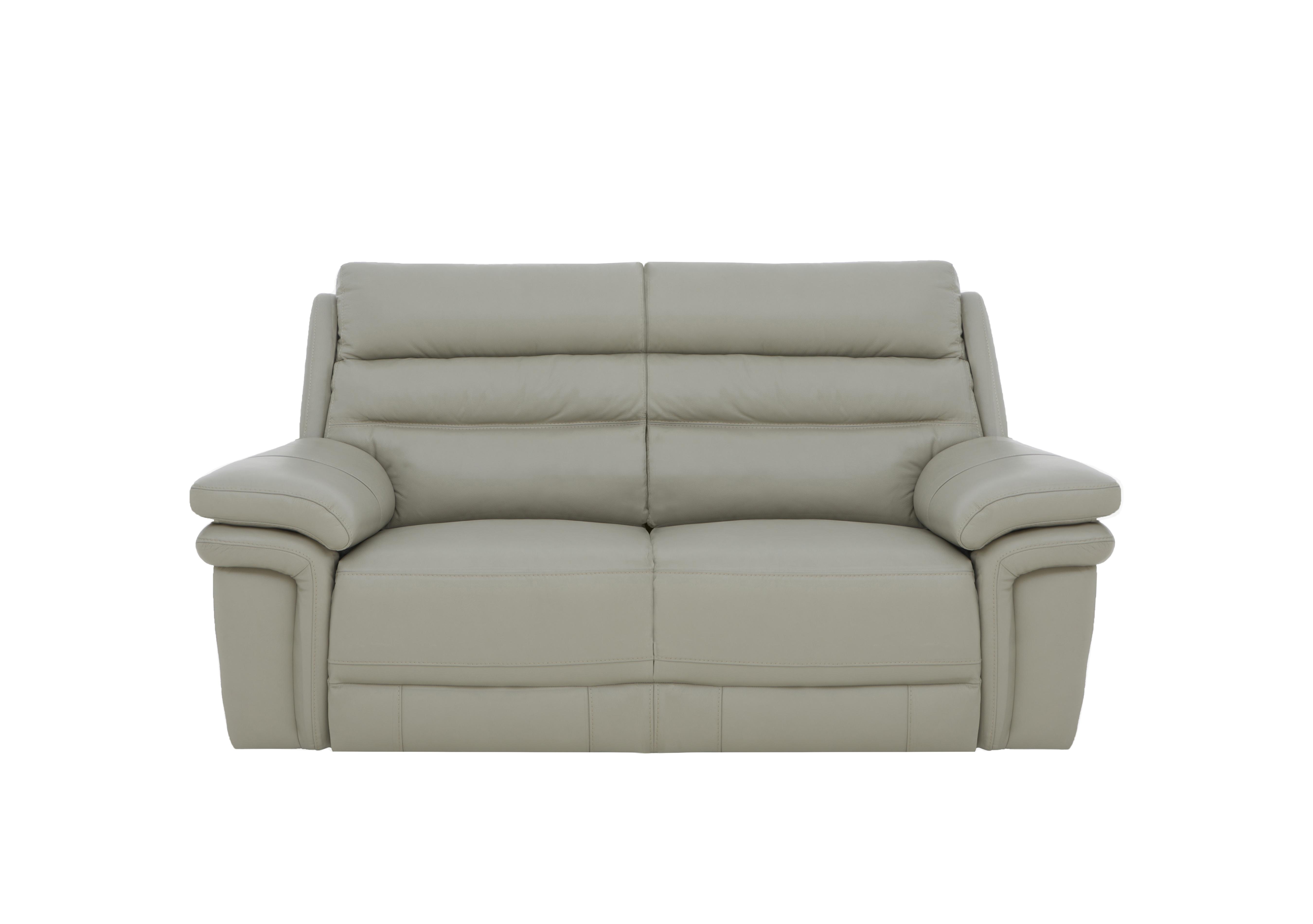 Berlin 2 Seater Leather Sofa in Sand Le-9303 on Furniture Village