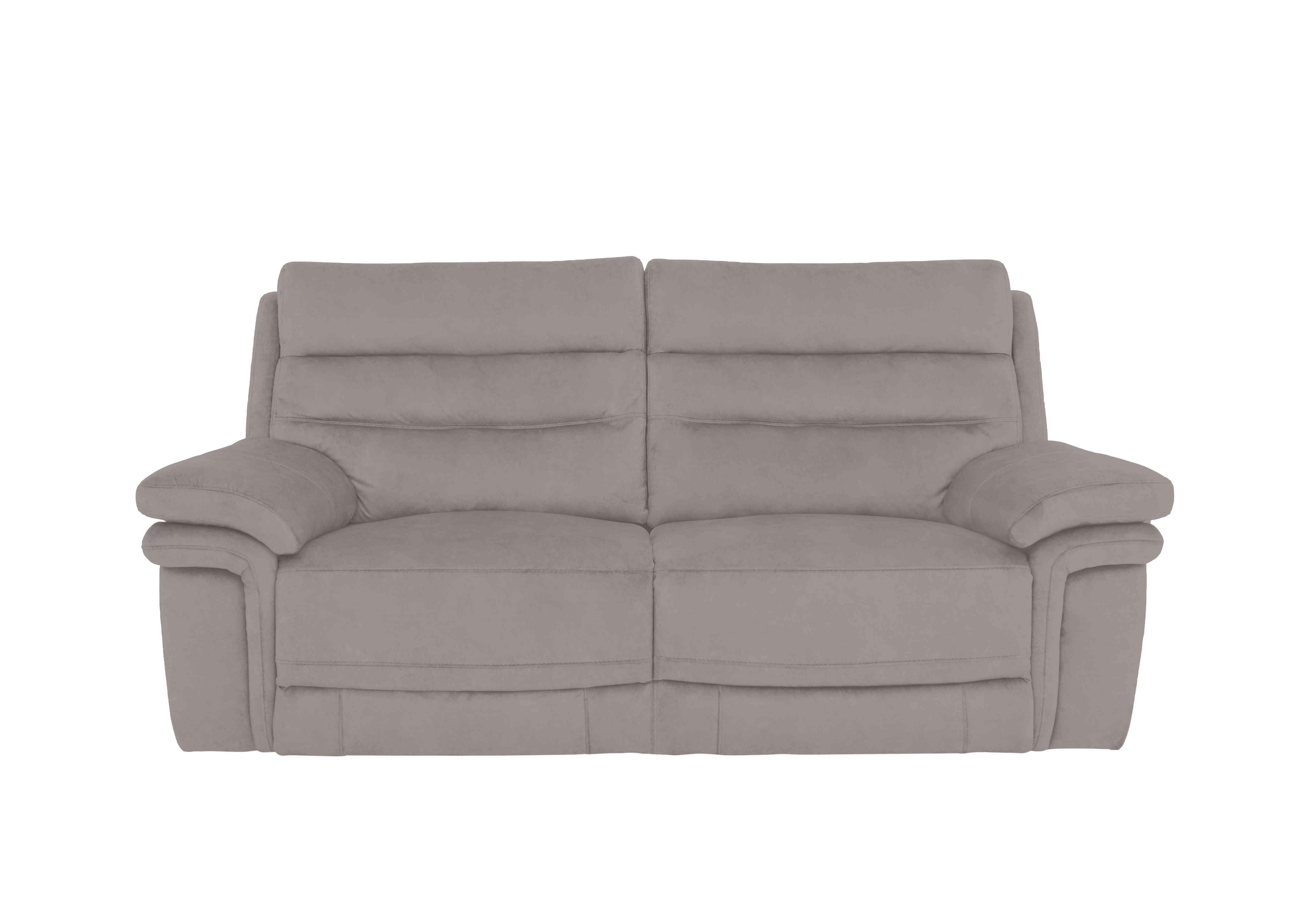 Berlin 3 Seater Fabric Sofa in Velvet Sand Vv-0303 on Furniture Village