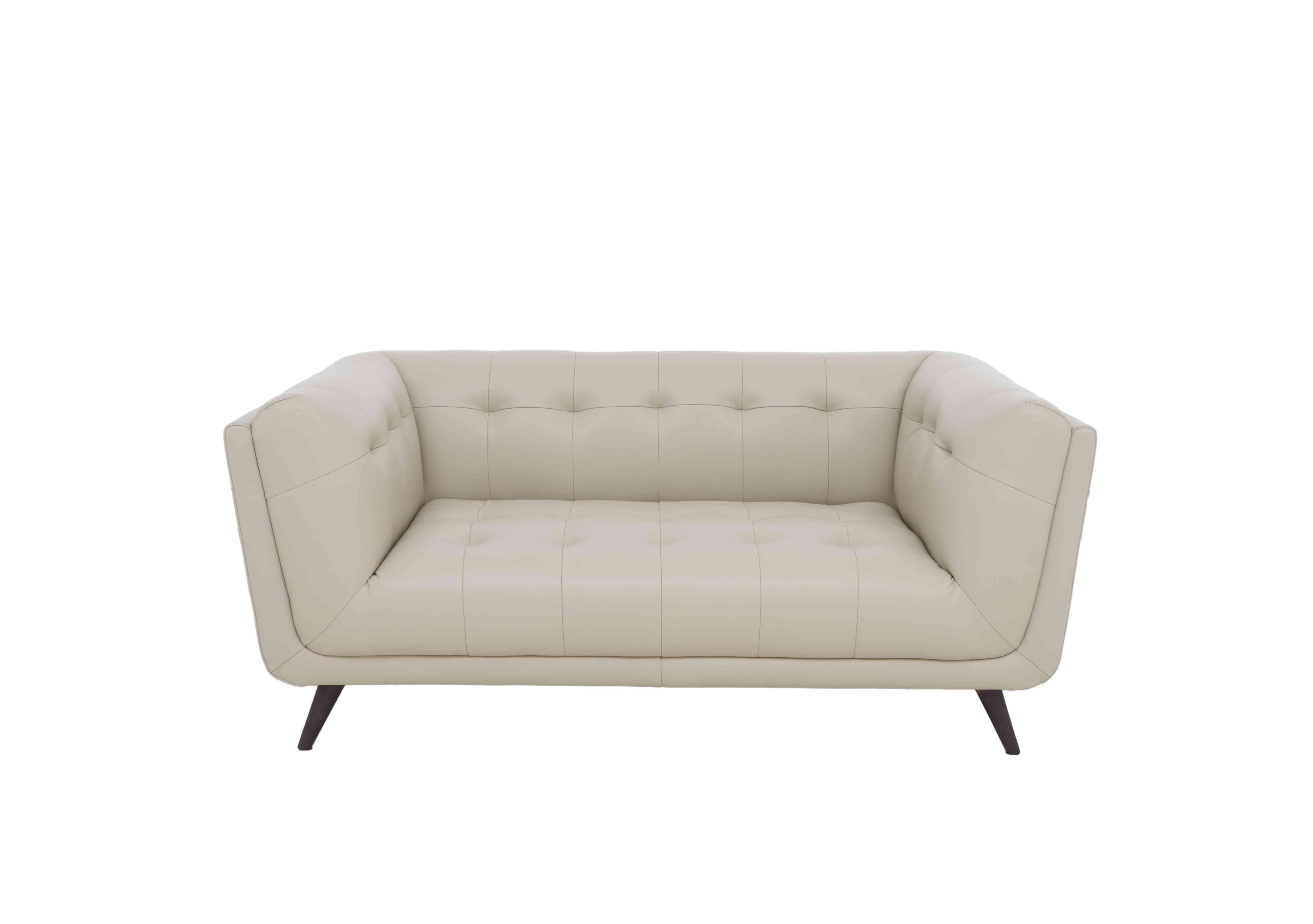 Rene 2 Seater Leather Sofa in Florida Lead Grey on Furniture Village