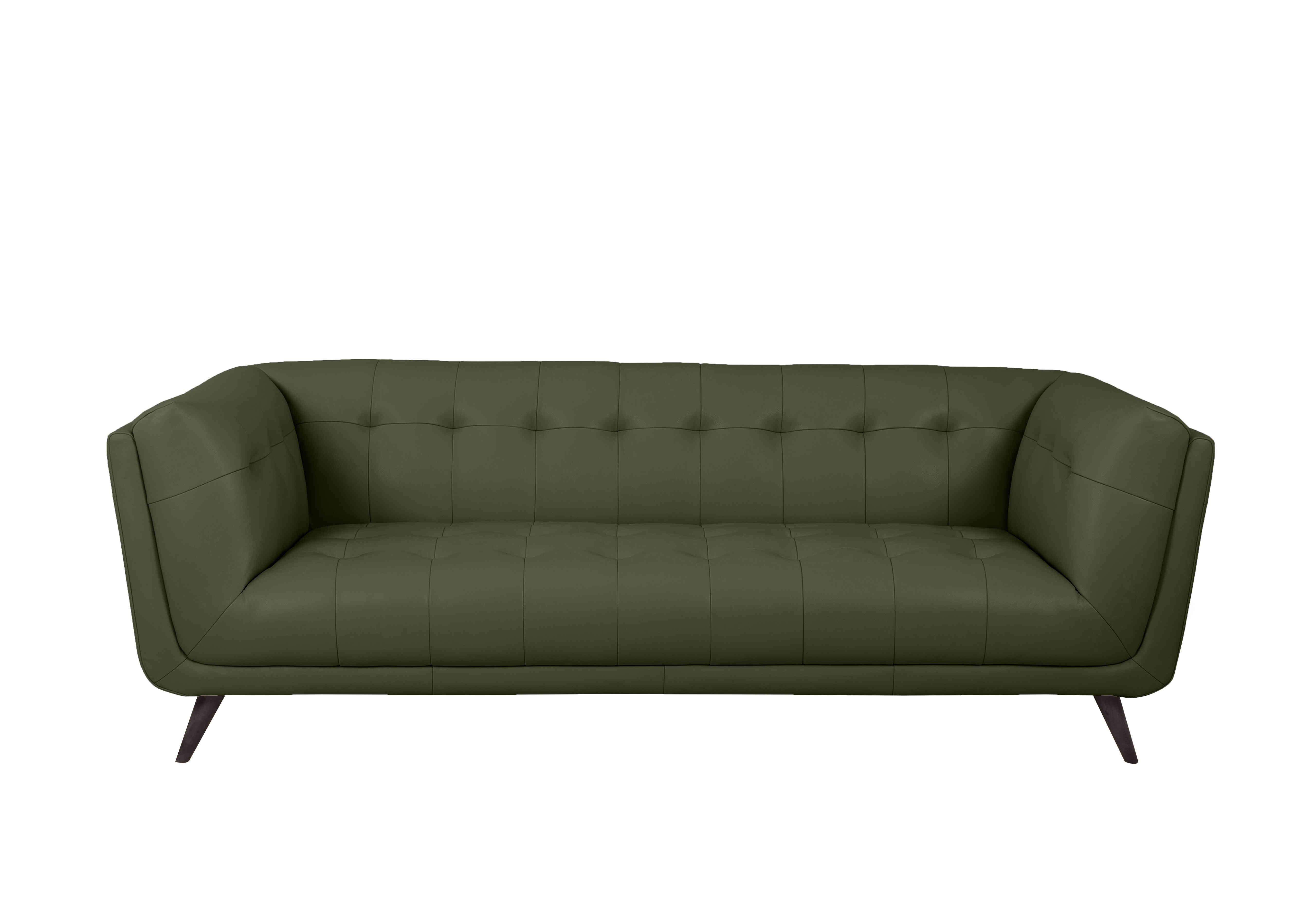 Rene 3 Seater Leather Sofa in Montana Oslo Pine on Furniture Village
