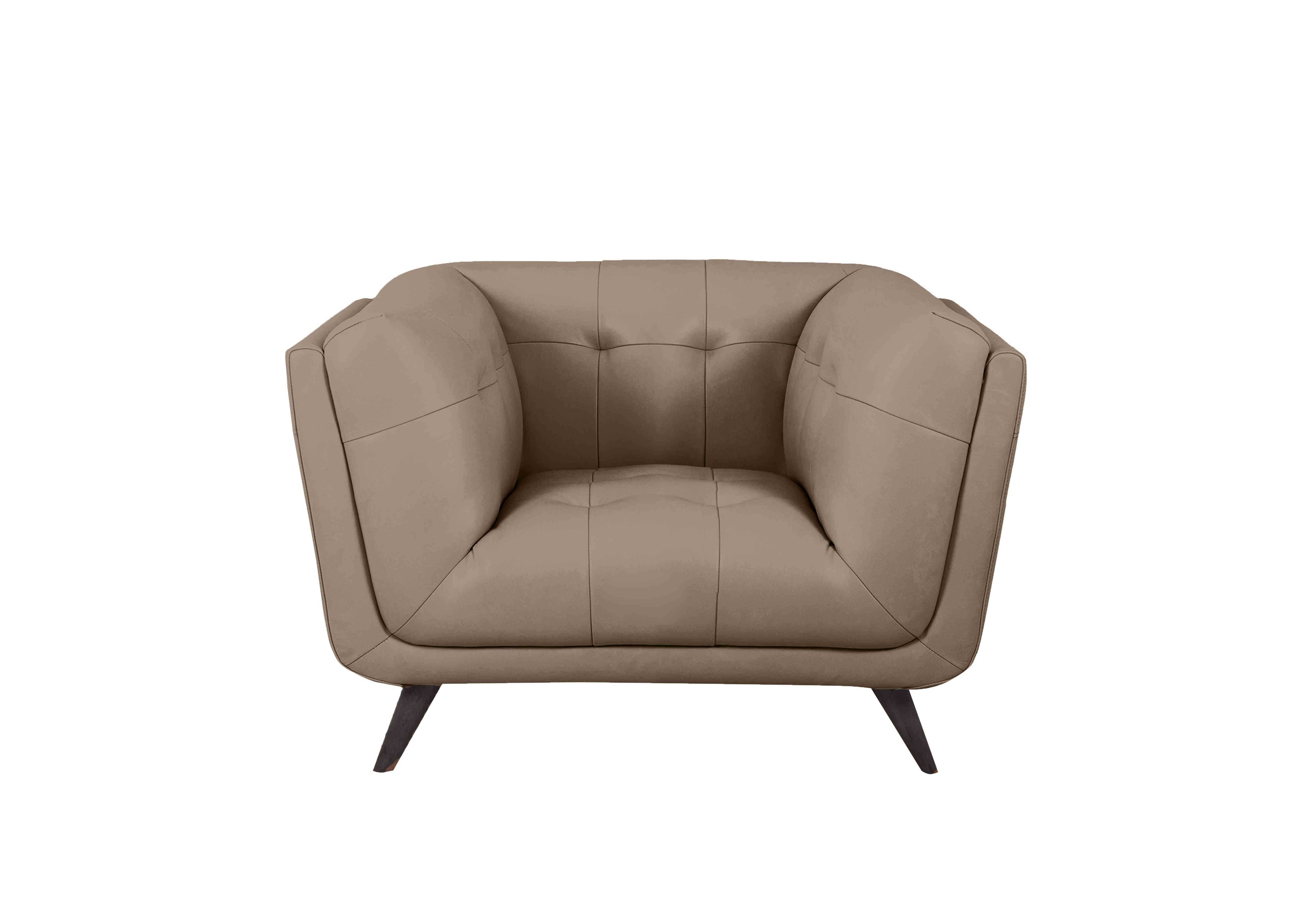 Rene Leather Armchair in Montana Barley on Furniture Village