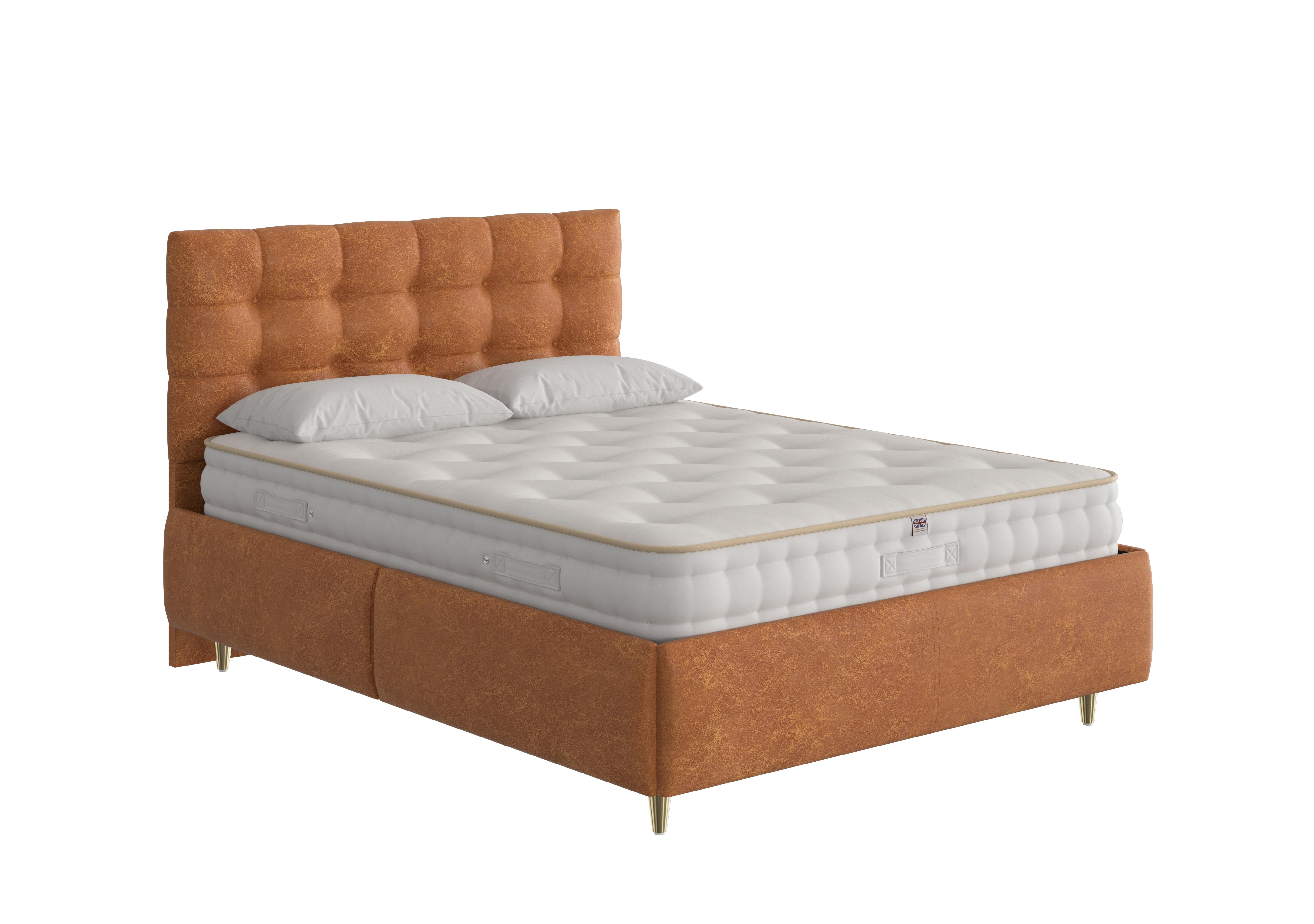 Boutique Ortho Premium Divan Set in Rhodeo Rust on Furniture Village