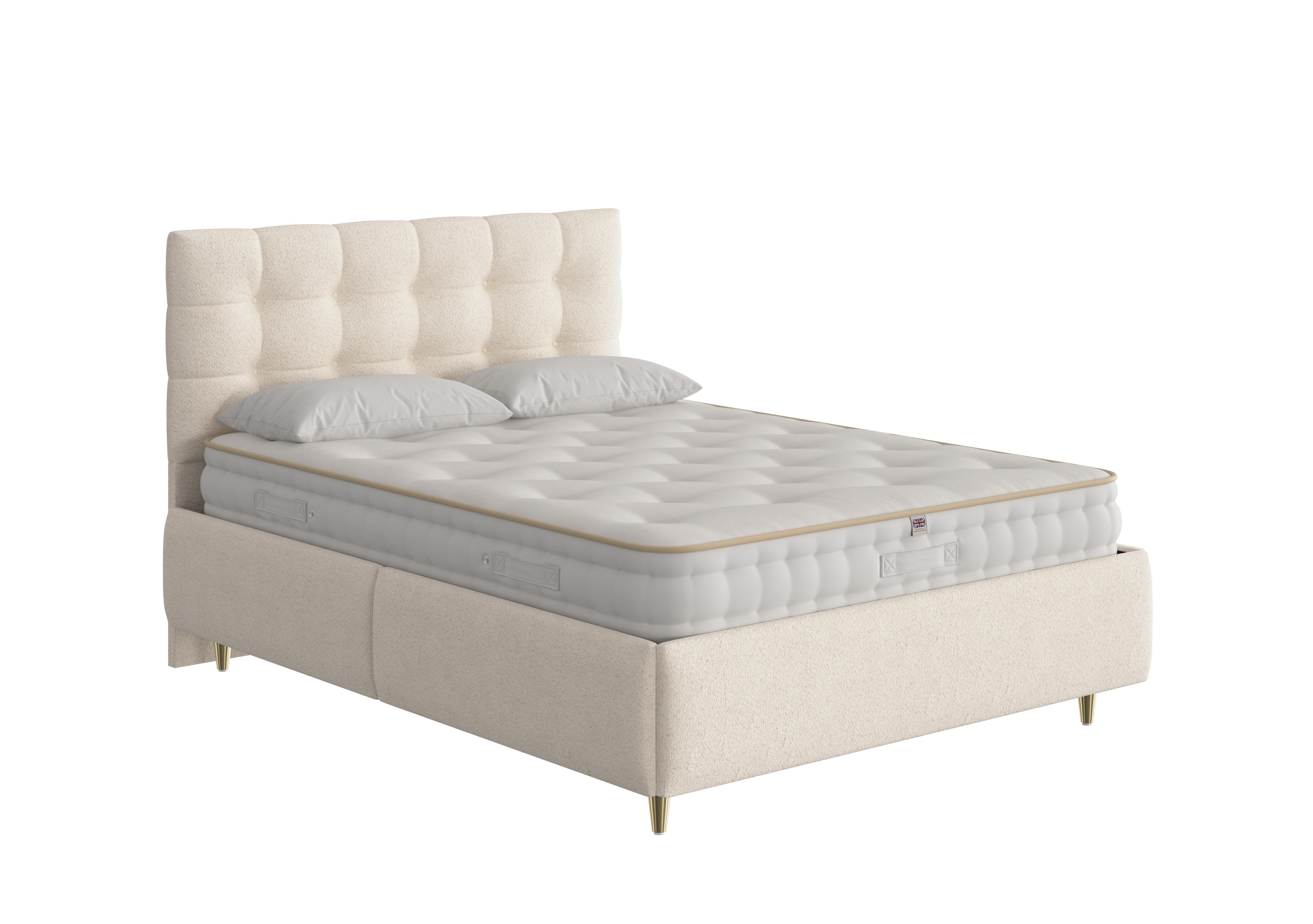 Boutique Ortho Premium Divan Set in Teddy Cream on Furniture Village