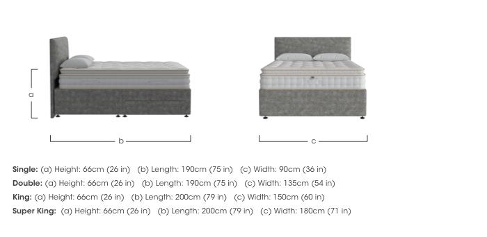 Boutique 2000 Pillow Top Divan Set in  on Furniture Village
