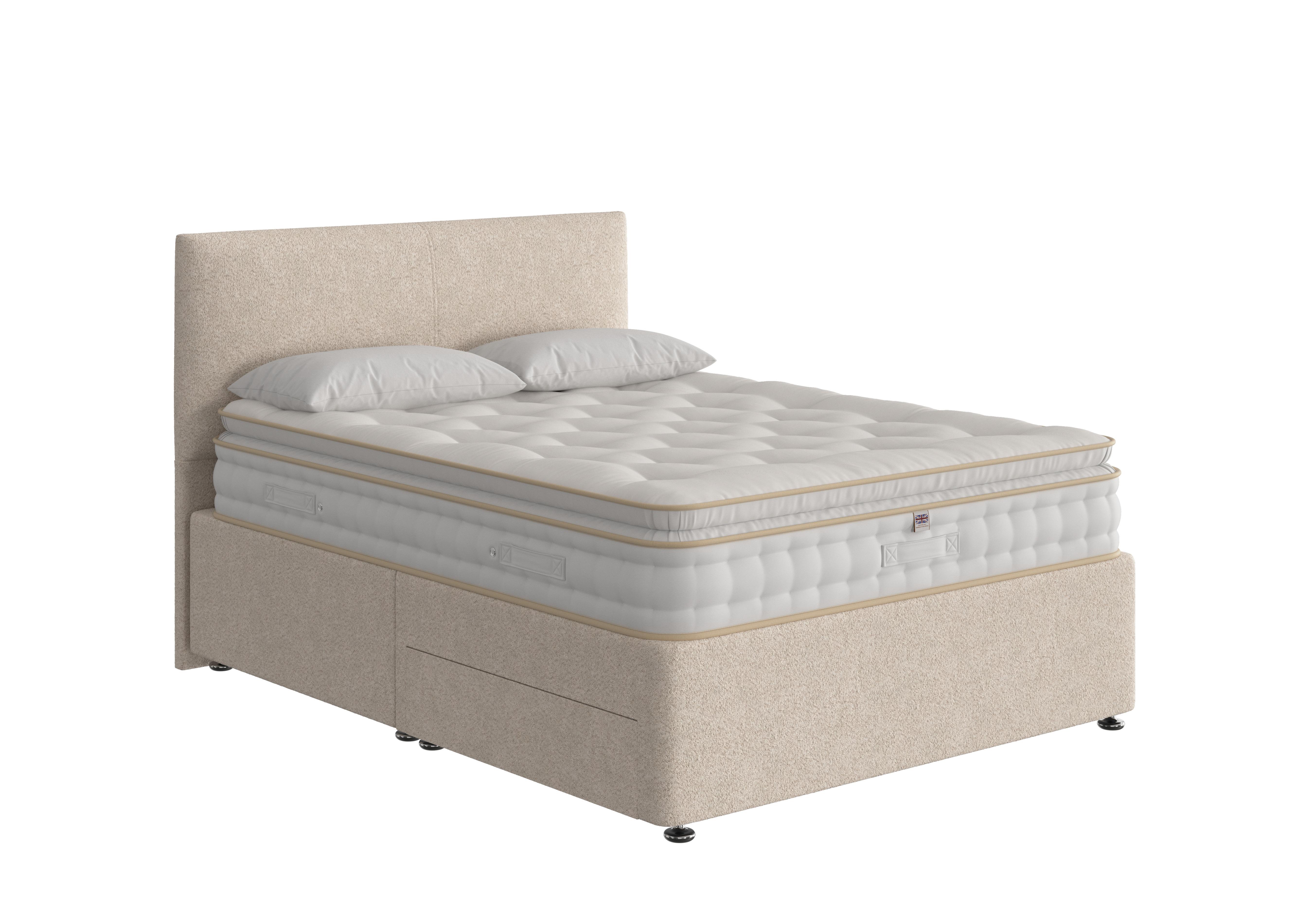 Boutique 2000 Pillow Top Divan Set in Teddy Mink on Furniture Village