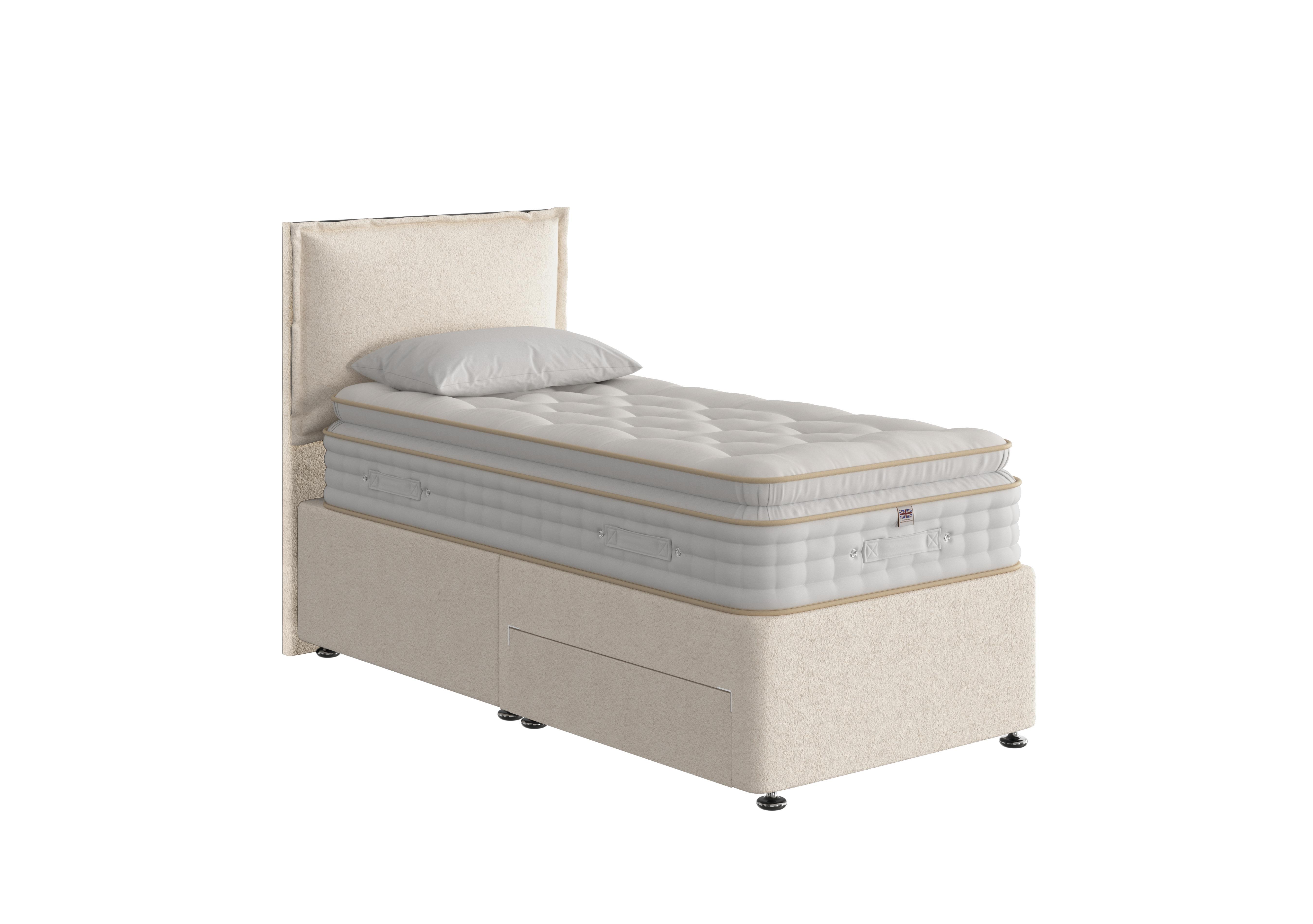 Boutique 3000 Pillow Top Divan Set in Teddy Cream on Furniture Village