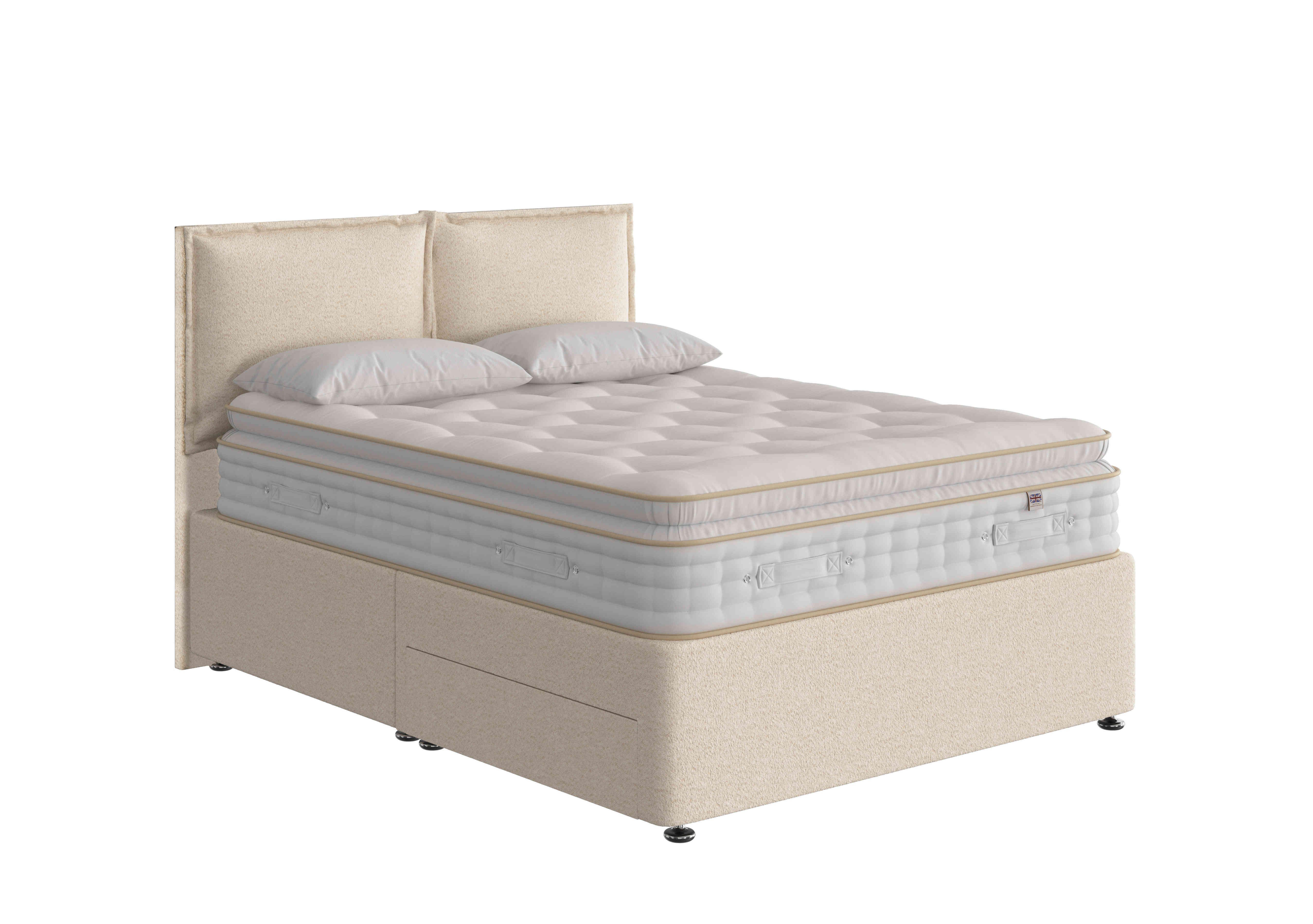 Boutique 3000 Pillow Top Divan Set in Teddy Oat on Furniture Village