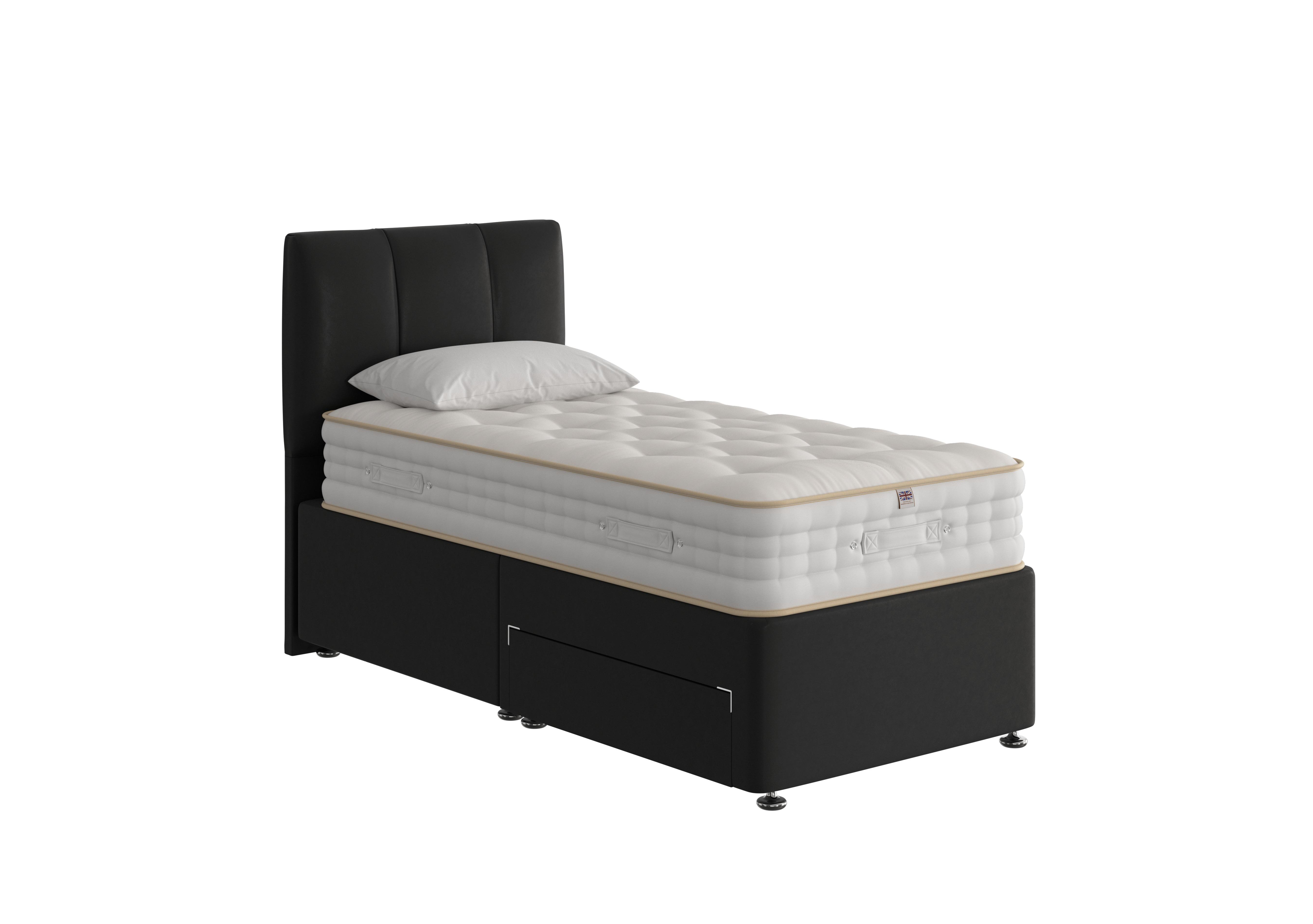 Boutique 4000 Divan Set in Rhodeo Black on Furniture Village