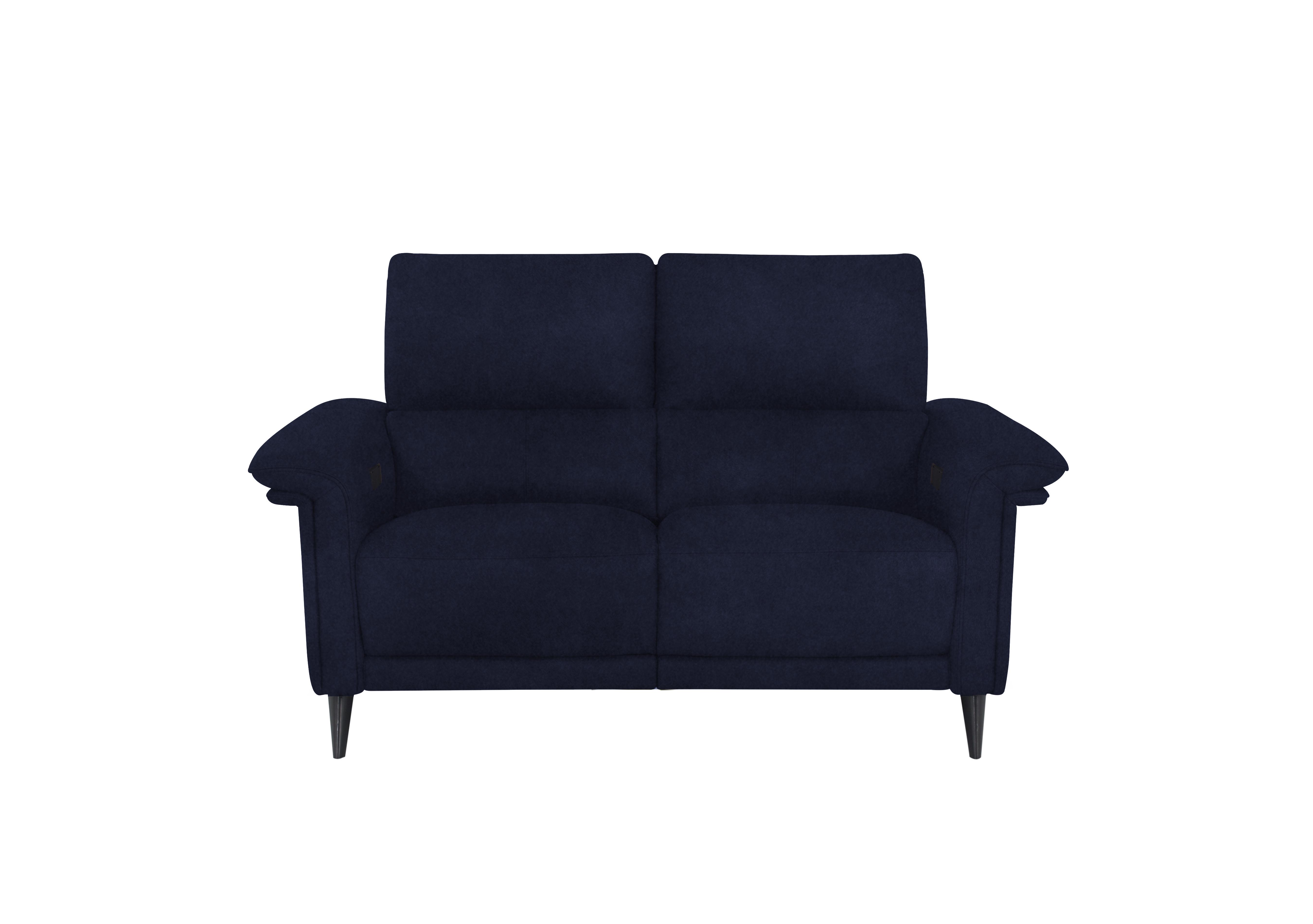 Huxley 2 Seater Fabric Sofa in Fab-Meg-R28 Navy on Furniture Village