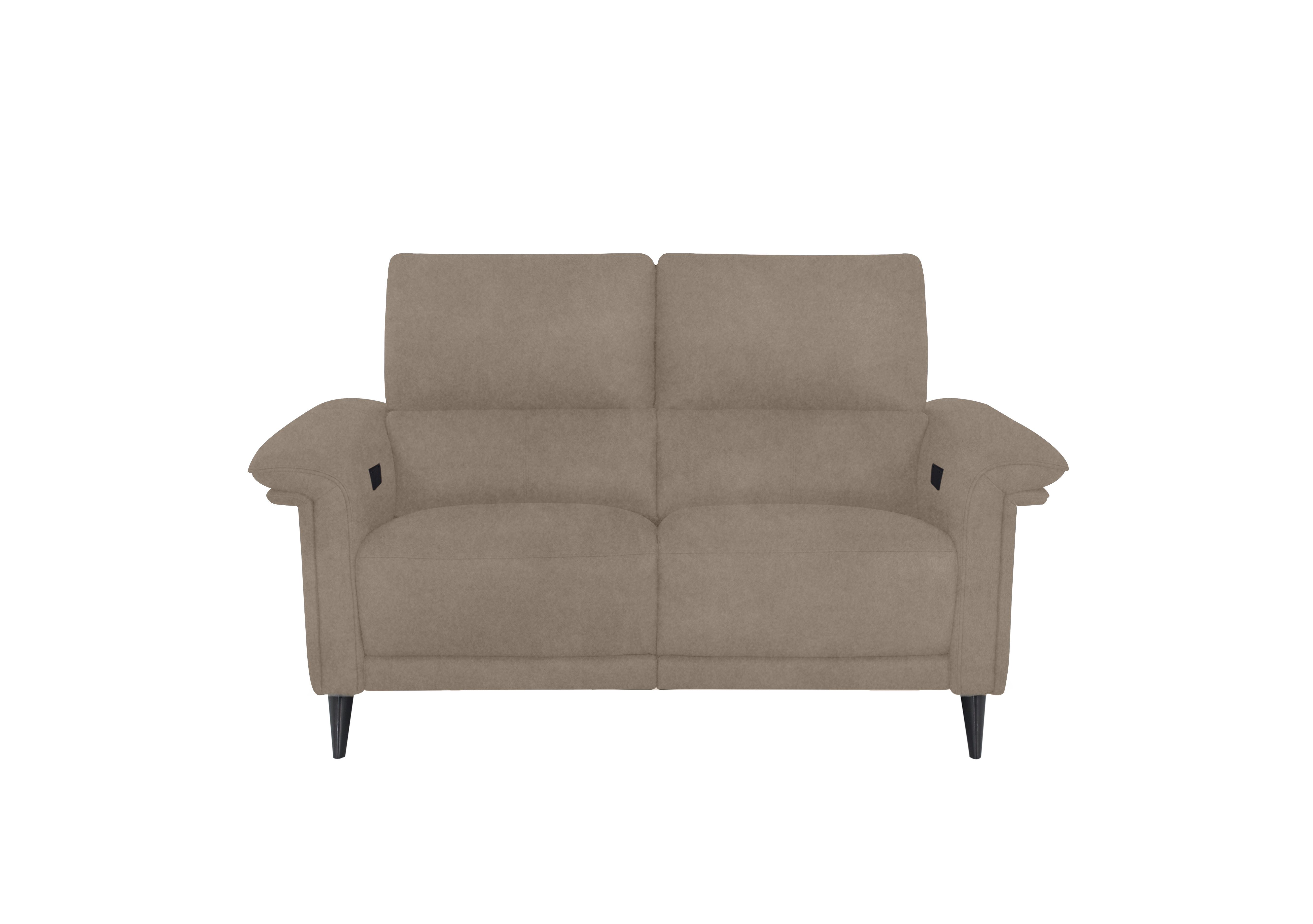 Huxley 2 Seater Fabric Sofa in Fab-Meg-R32 Light Khaki on Furniture Village