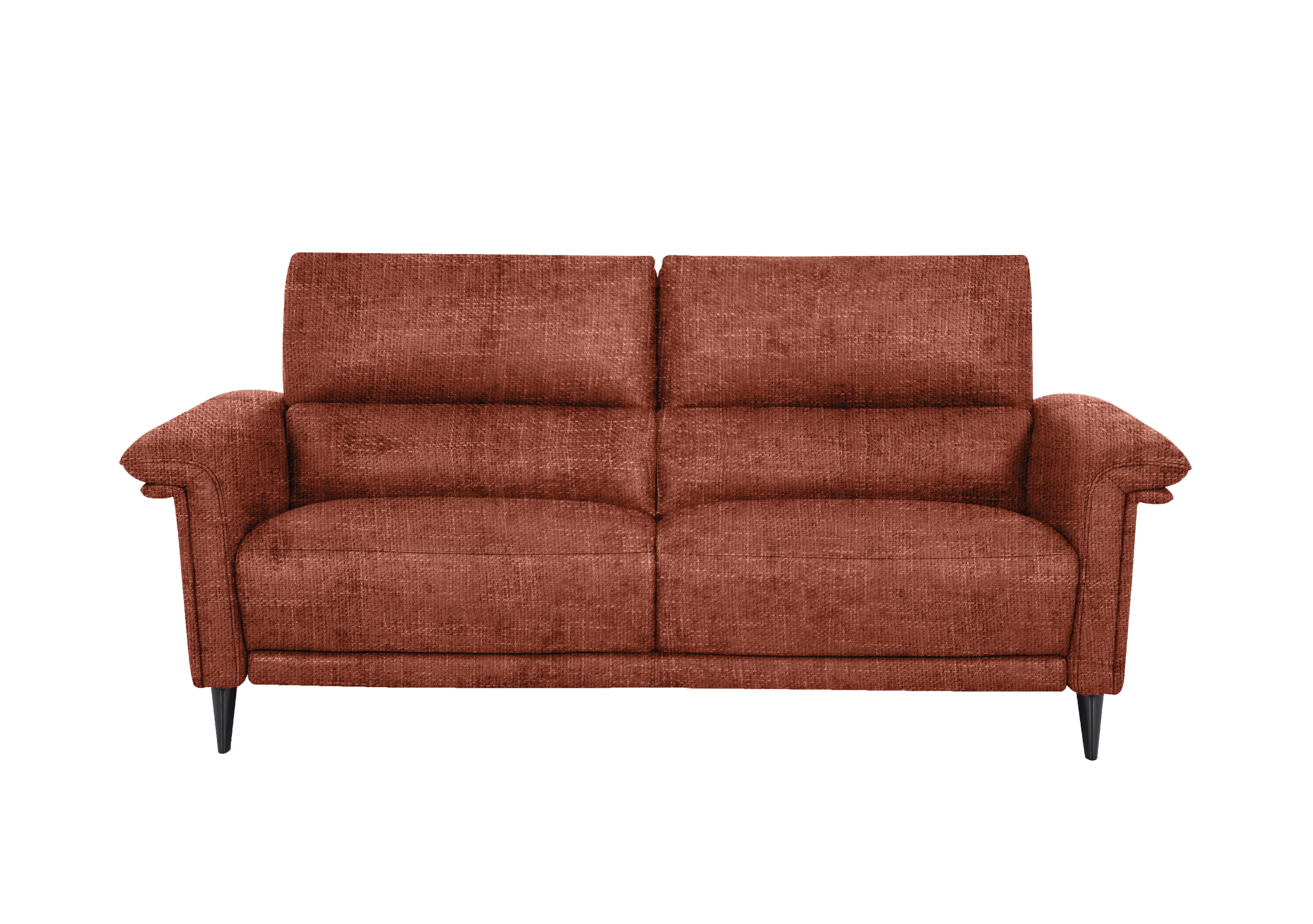 Huxley 3 Seater Fabric Sofa in Fab-Cac-R210 Red Maple on Furniture Village