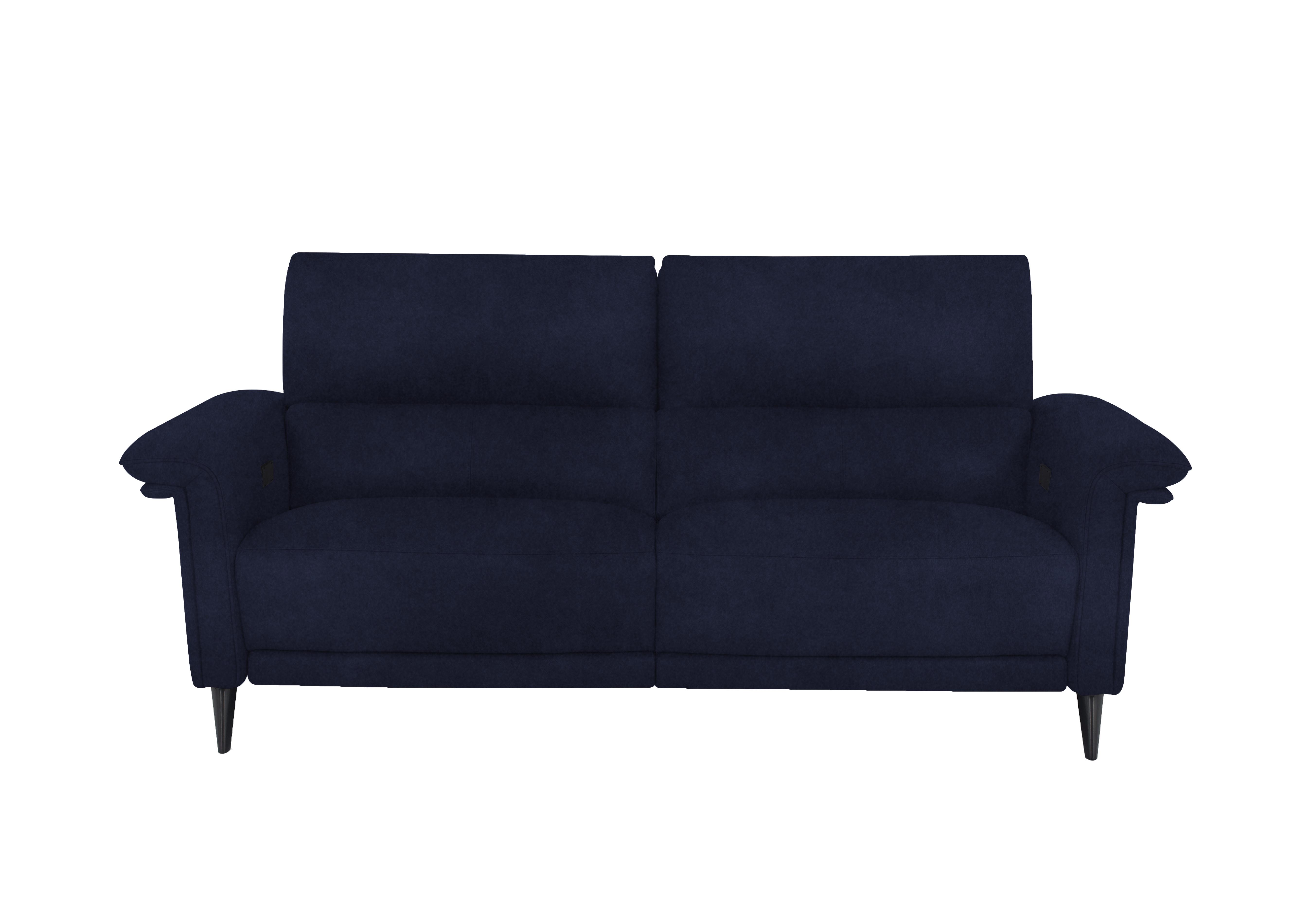 Huxley 3 Seater Fabric Sofa in Fab-Meg-R28 Navy on Furniture Village
