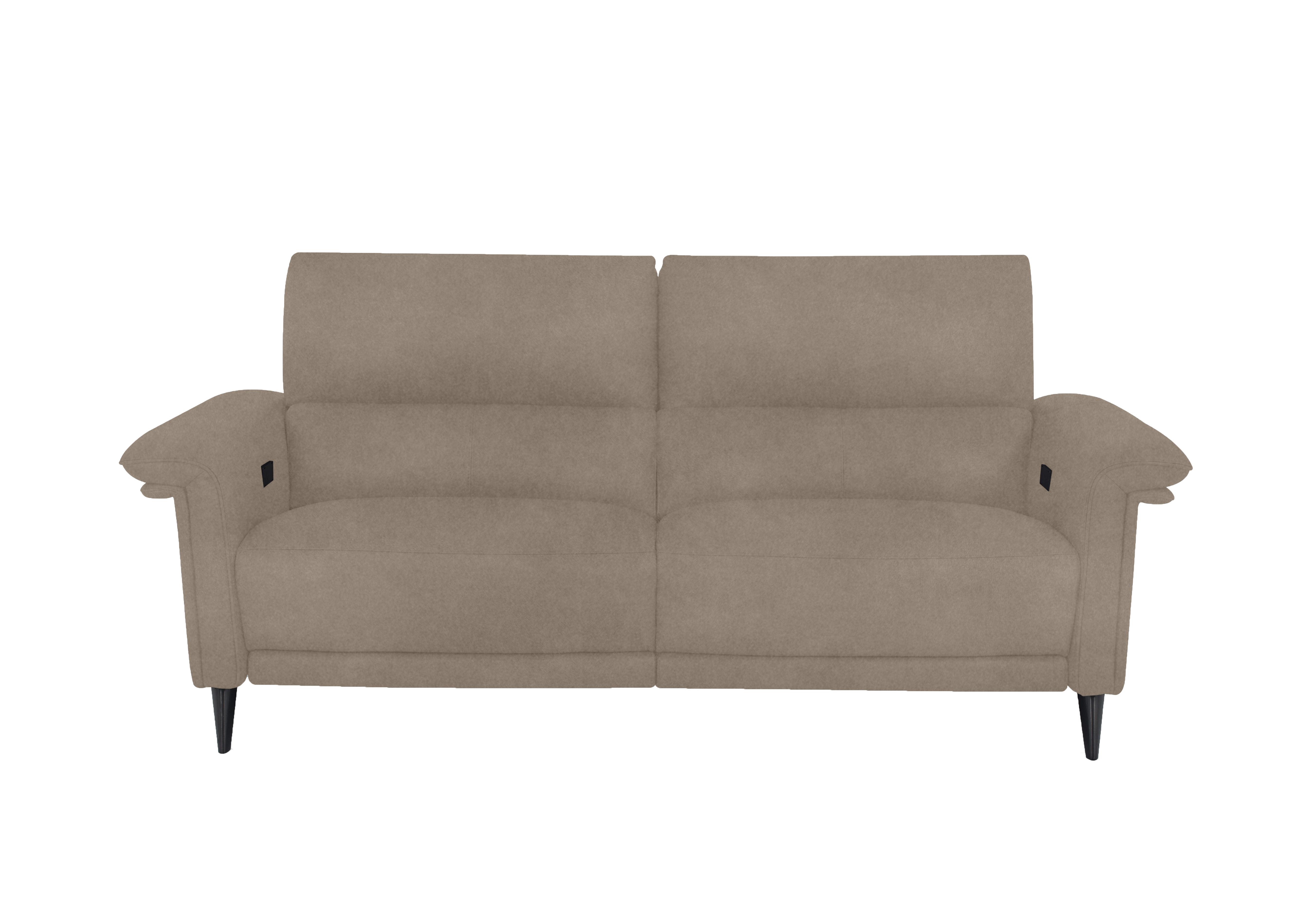 Huxley 3 Seater Fabric Sofa in Fab-Meg-R32 Light Khaki on Furniture Village