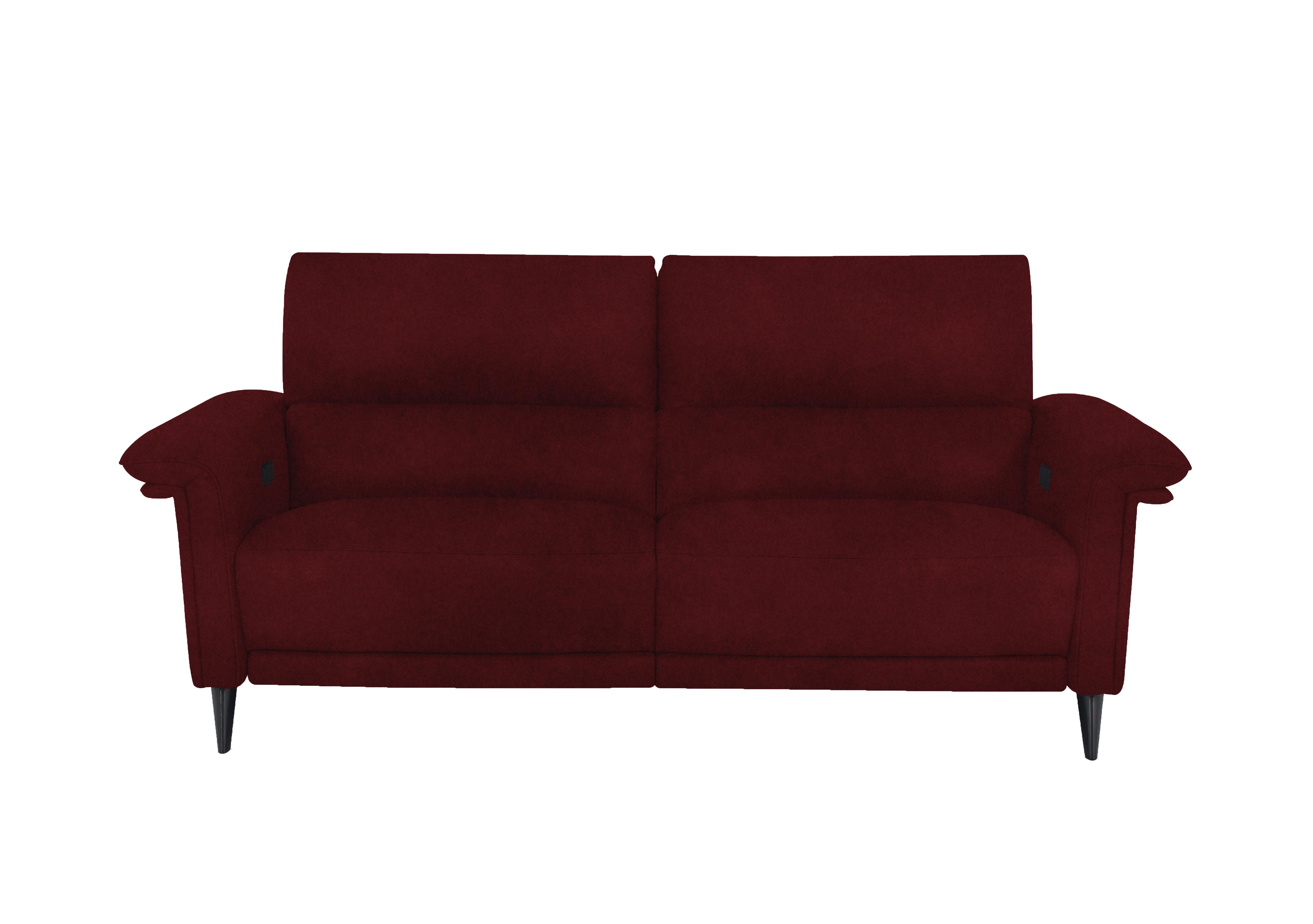 Huxley 3 Seater Fabric Sofa in Fab-Meg-R65 Burgundy on Furniture Village