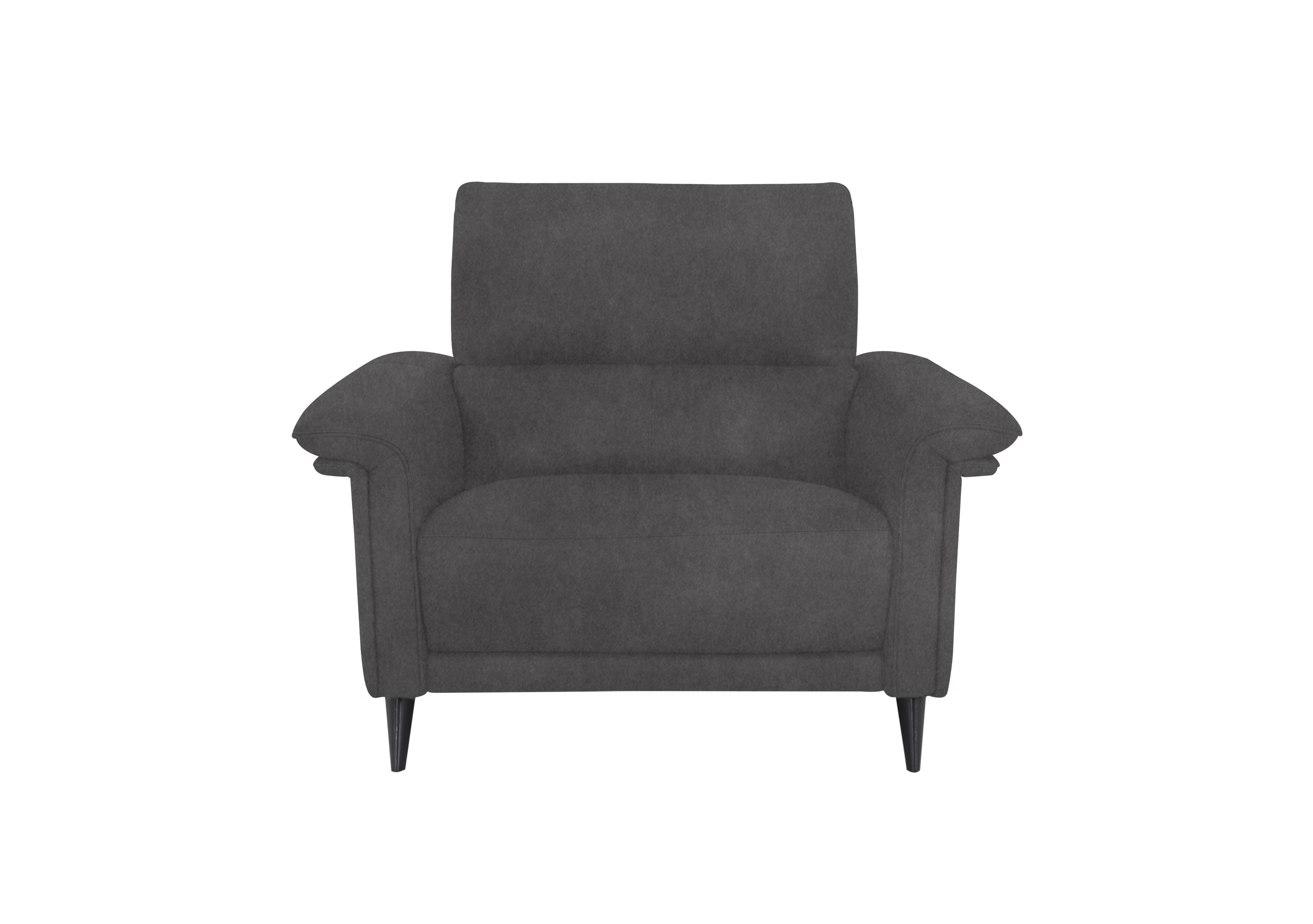 Huxley Fabric Chair in Fab-Meg-R20 Pewter on Furniture Village