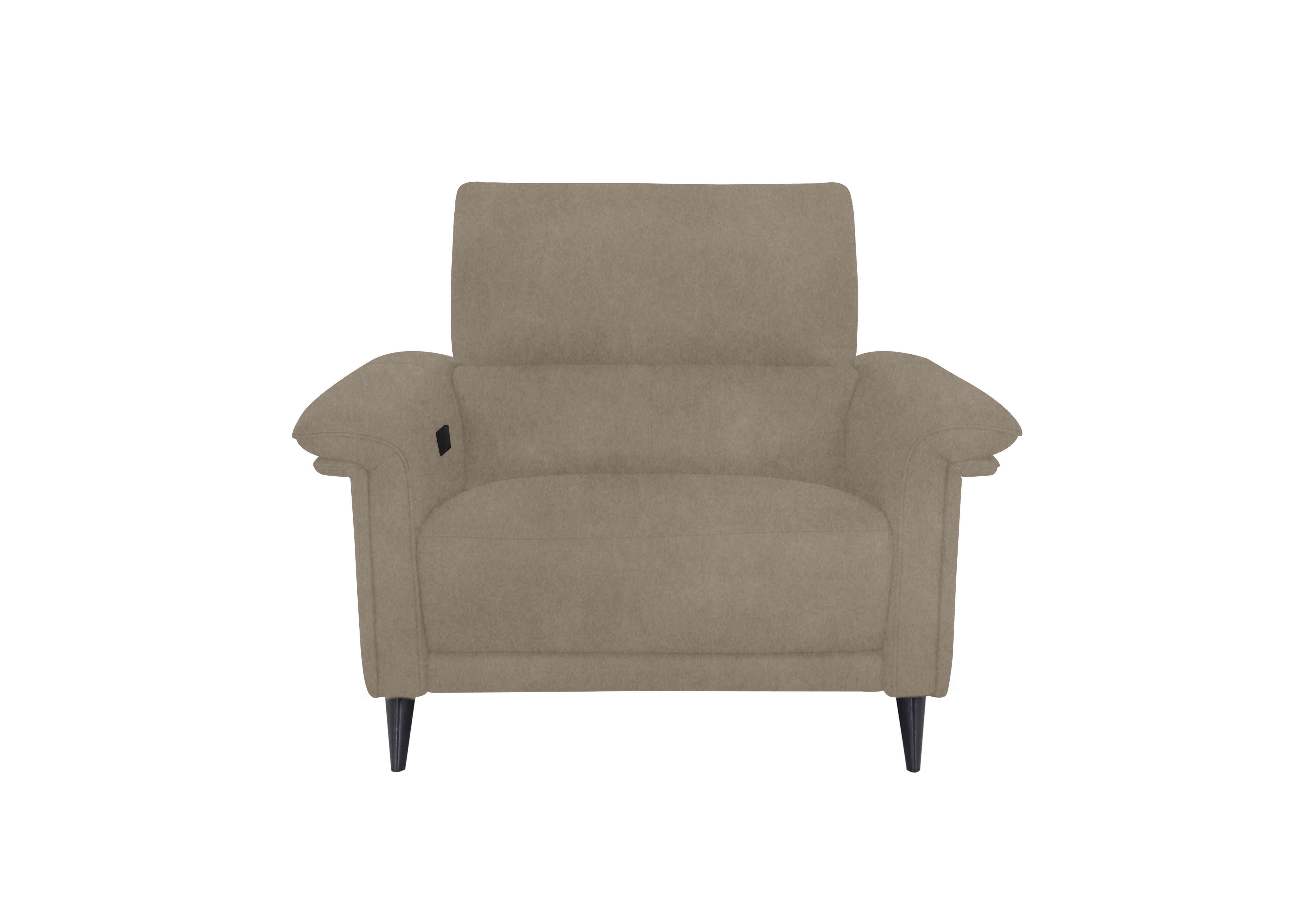 Huxley Fabric Chair in Fab-Meg-R32 Light Khaki on Furniture Village