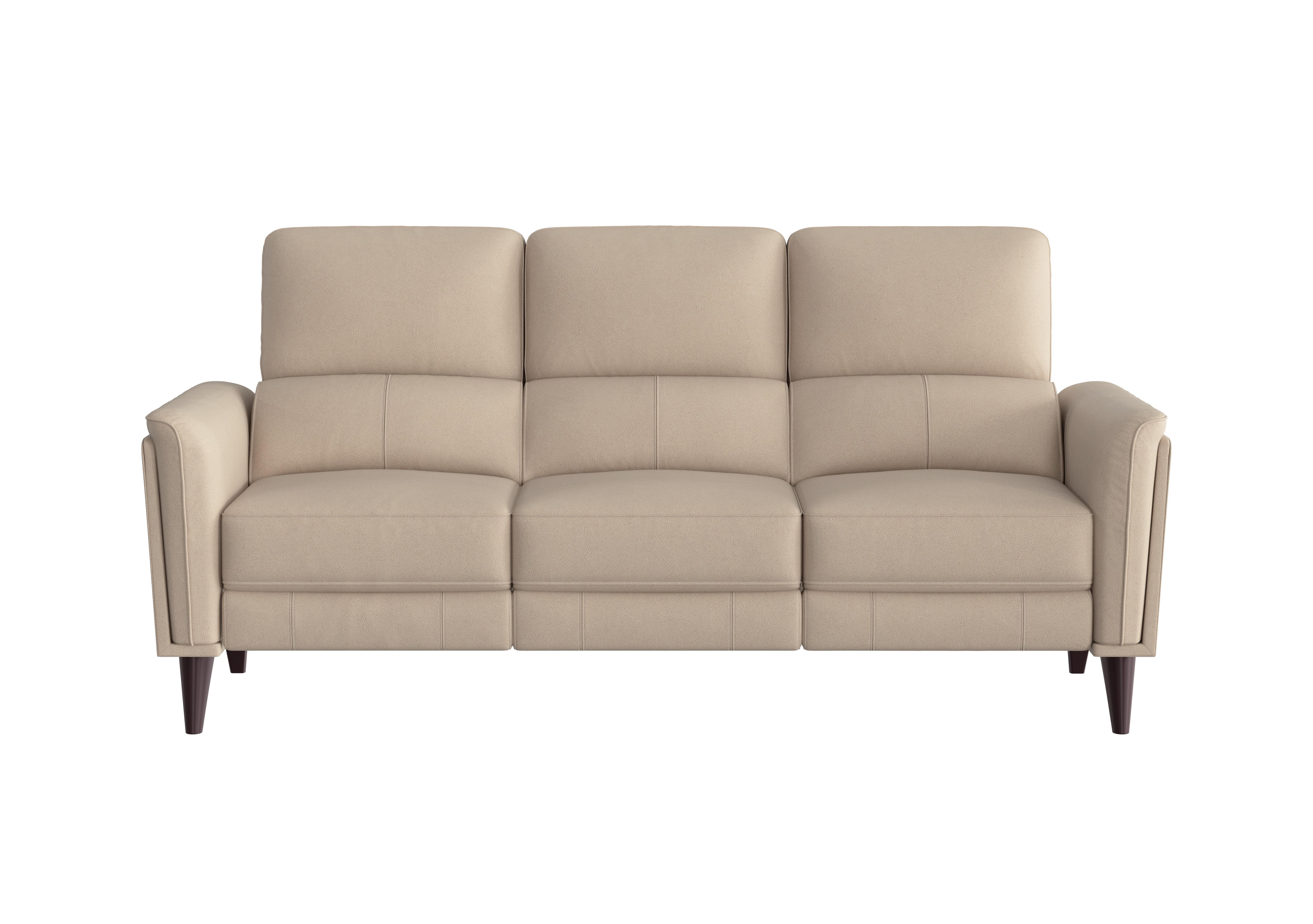 Compact Collection Klein 3 Seater Fabric Sofa in Bfa-Blj-R20 Bisque on Furniture Village