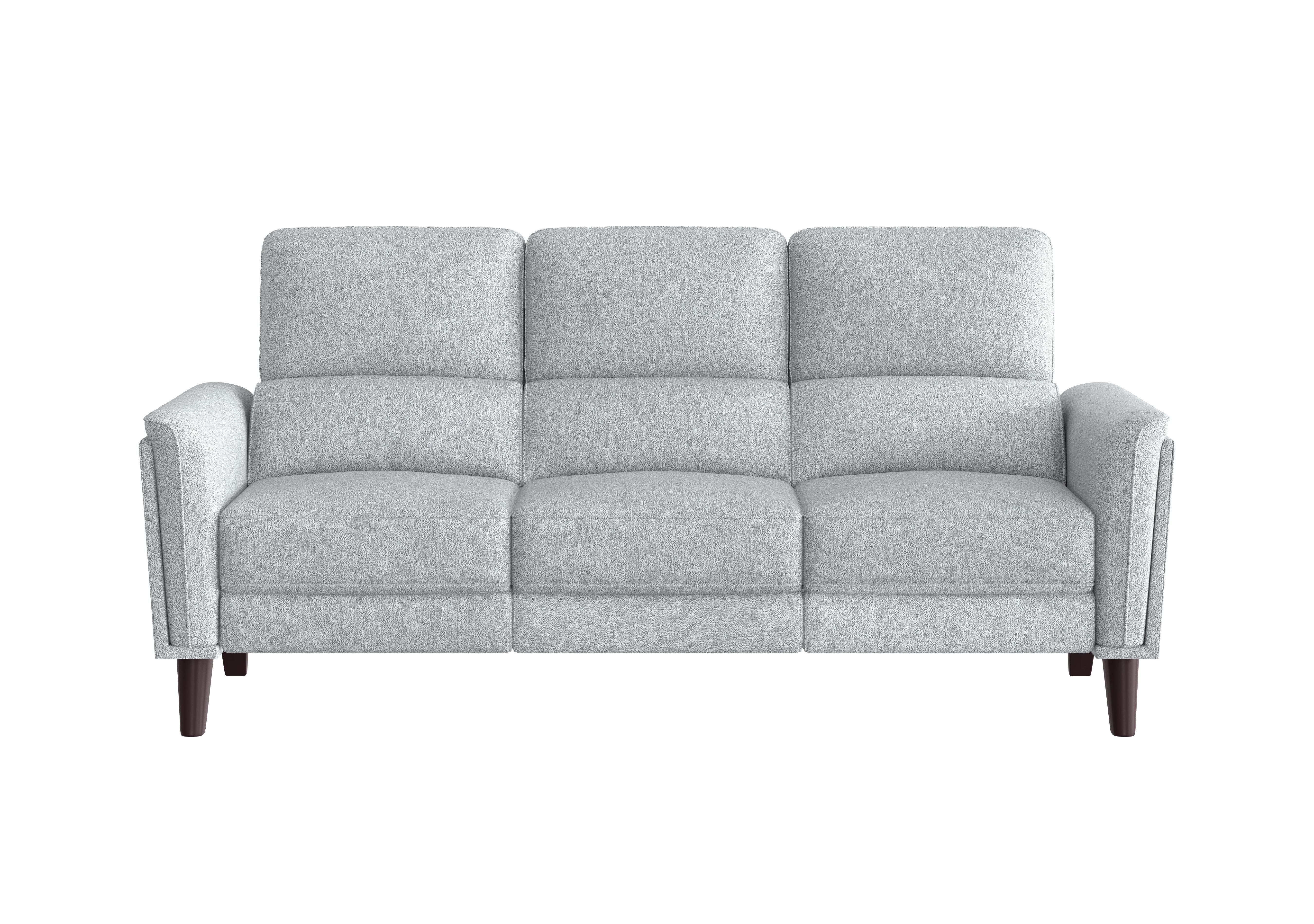 Compact Collection Klein 3 Seater Fabric Sofa in Fab-Chl-R21 Frost on Furniture Village