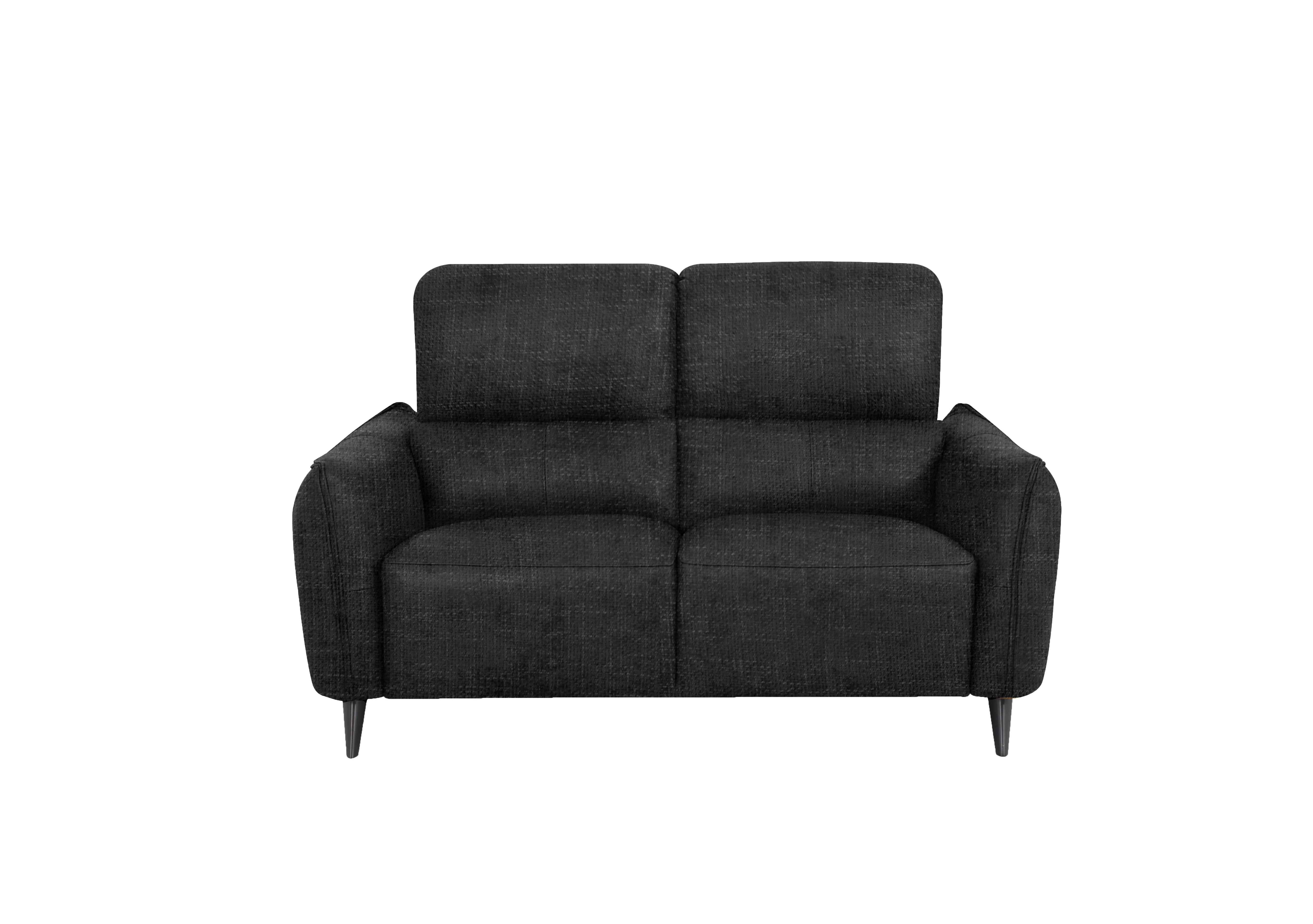 Maddox 2 Seater Fabric Sofa in Fab-Cac-R463 Black Mica on Furniture Village