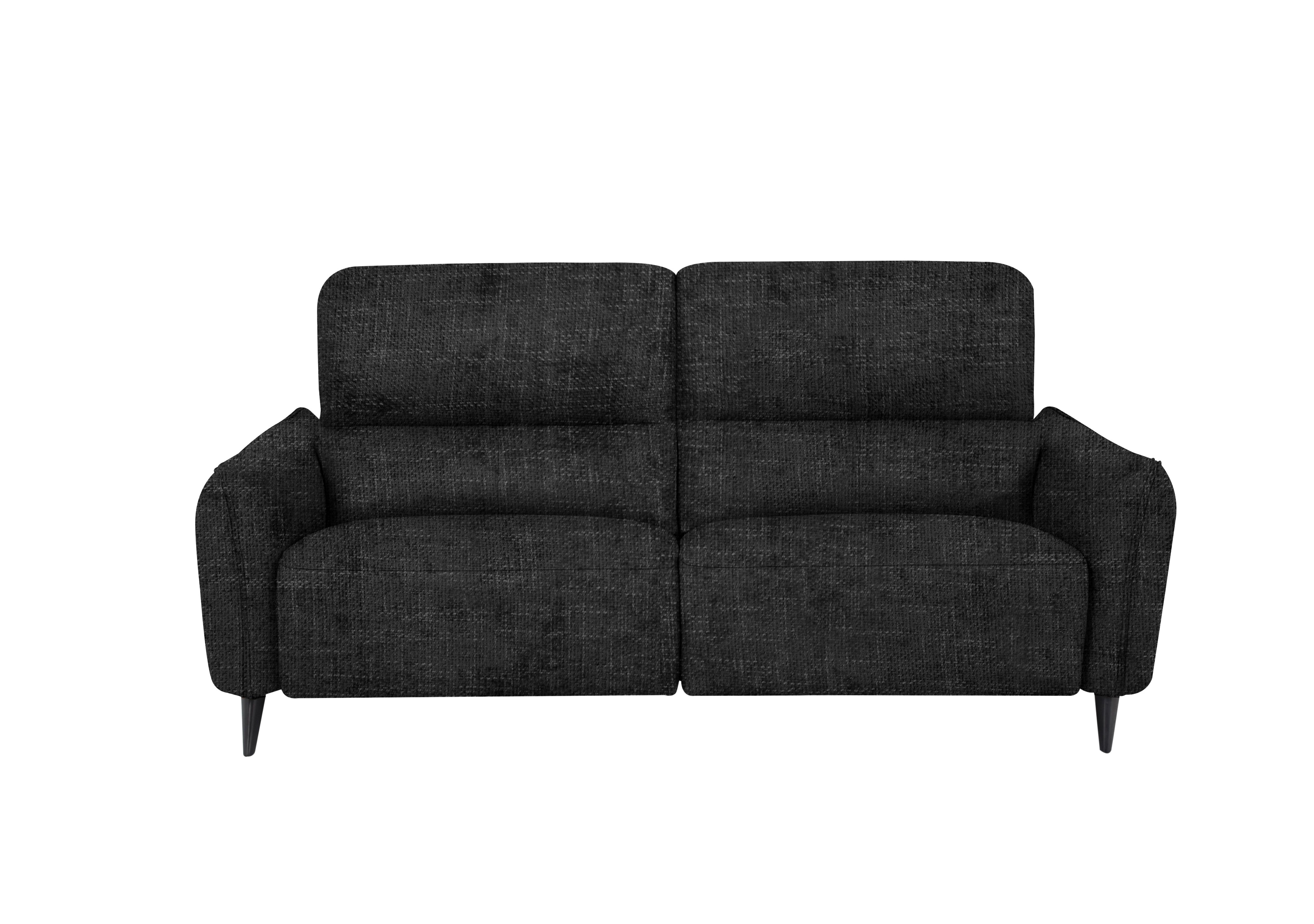 Maddox 3 Seater Fabric Sofa in Fab-Cac-R463 Black Mica on Furniture Village