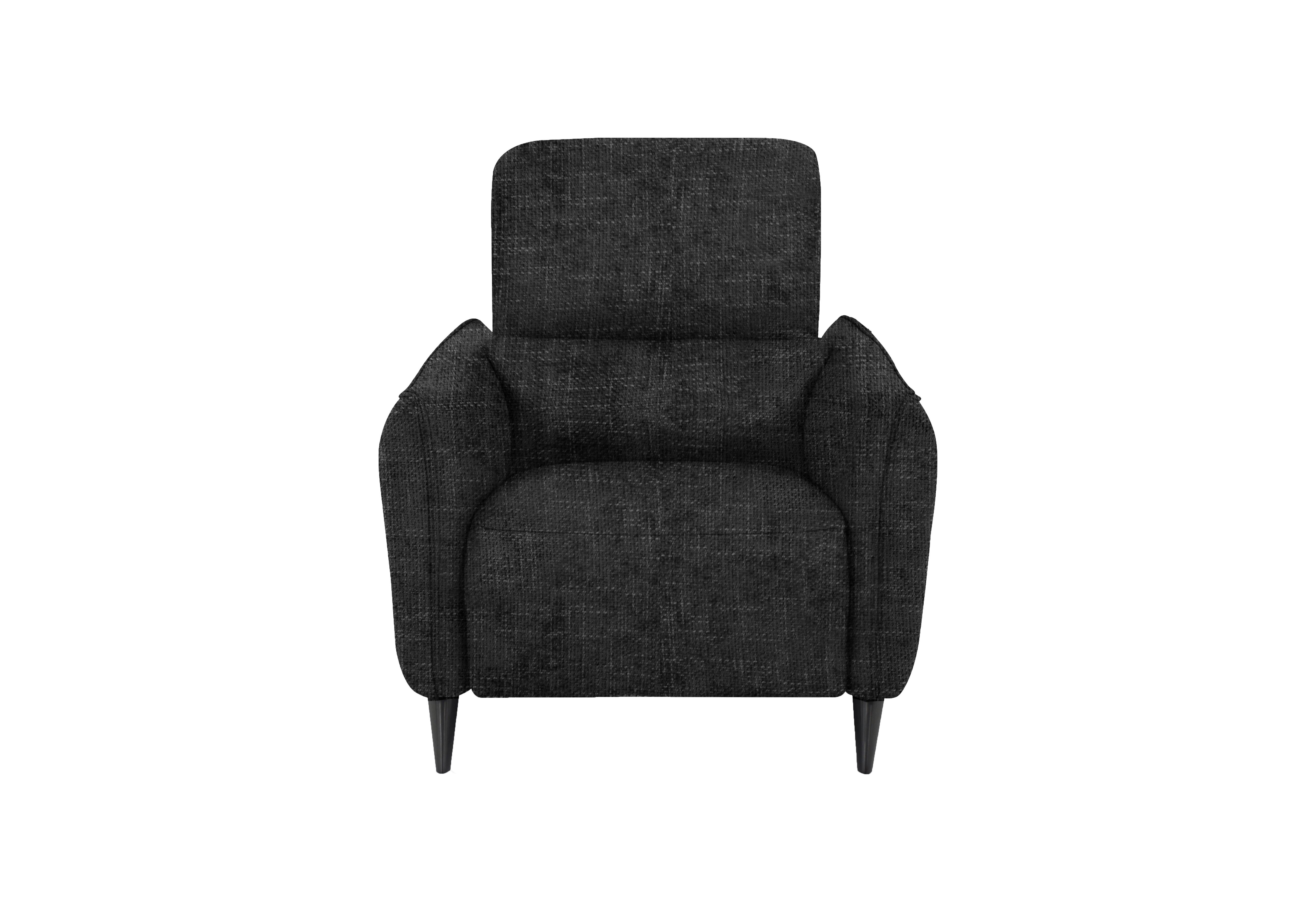 Maddox Fabric Chair in Fab-Cac-R463 Black Mica on Furniture Village