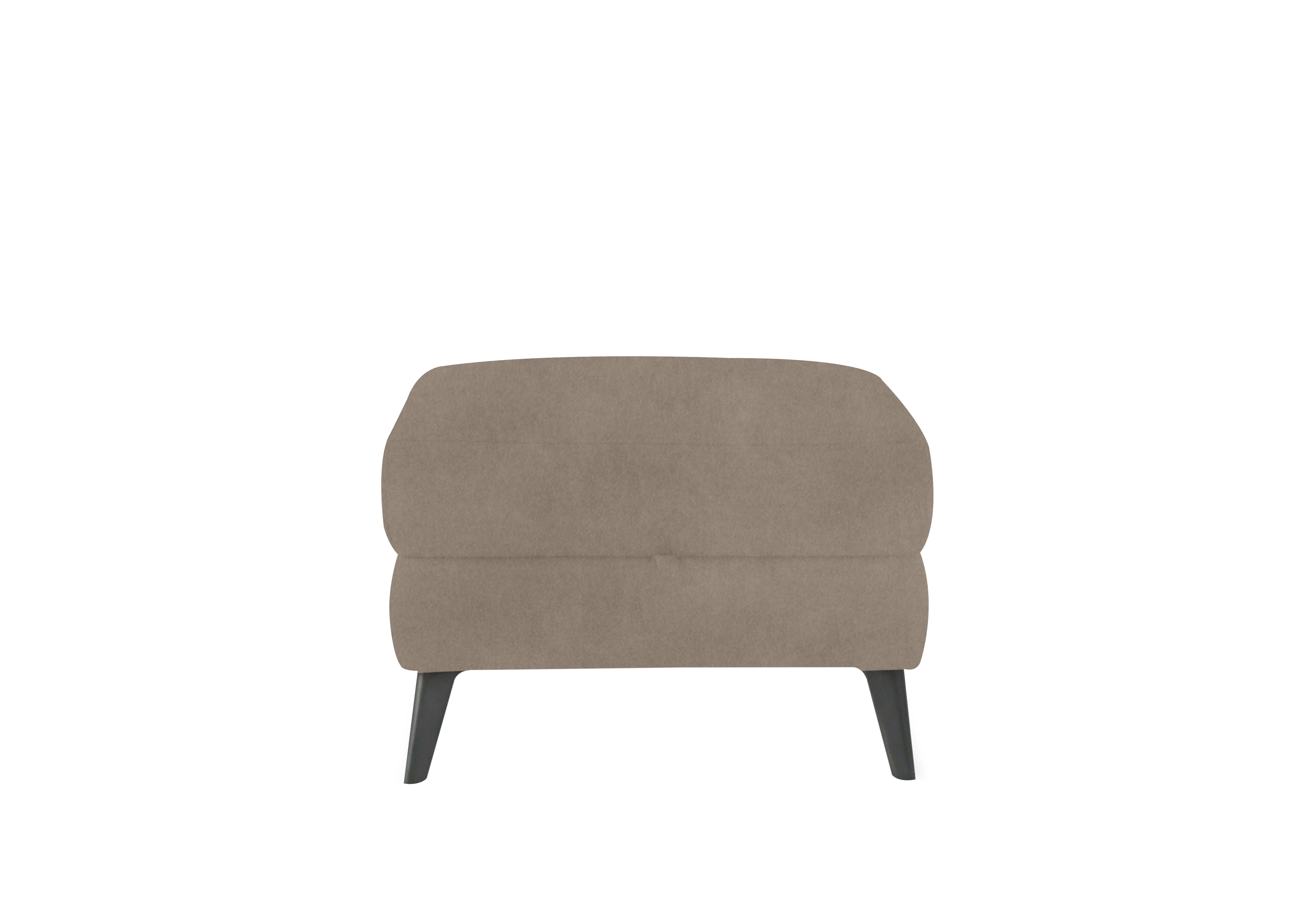 Maddox Fabric Storage Footstool in Fab-Meg-R32 Light Khaki on Furniture Village