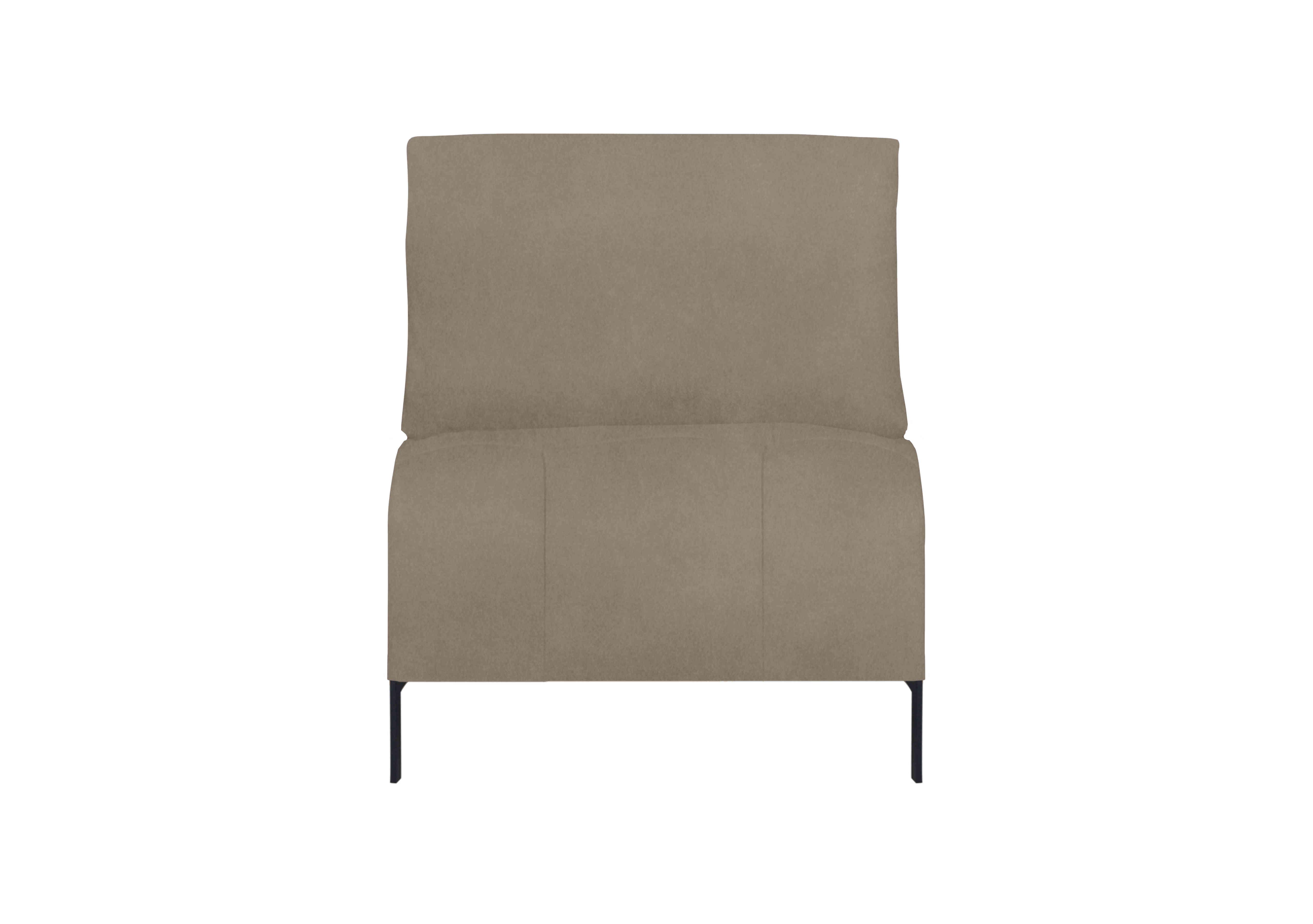 Lawson Fabric 1.5 Seater Armless Unit in Fab-Meg-R32 Light Khaki on Furniture Village