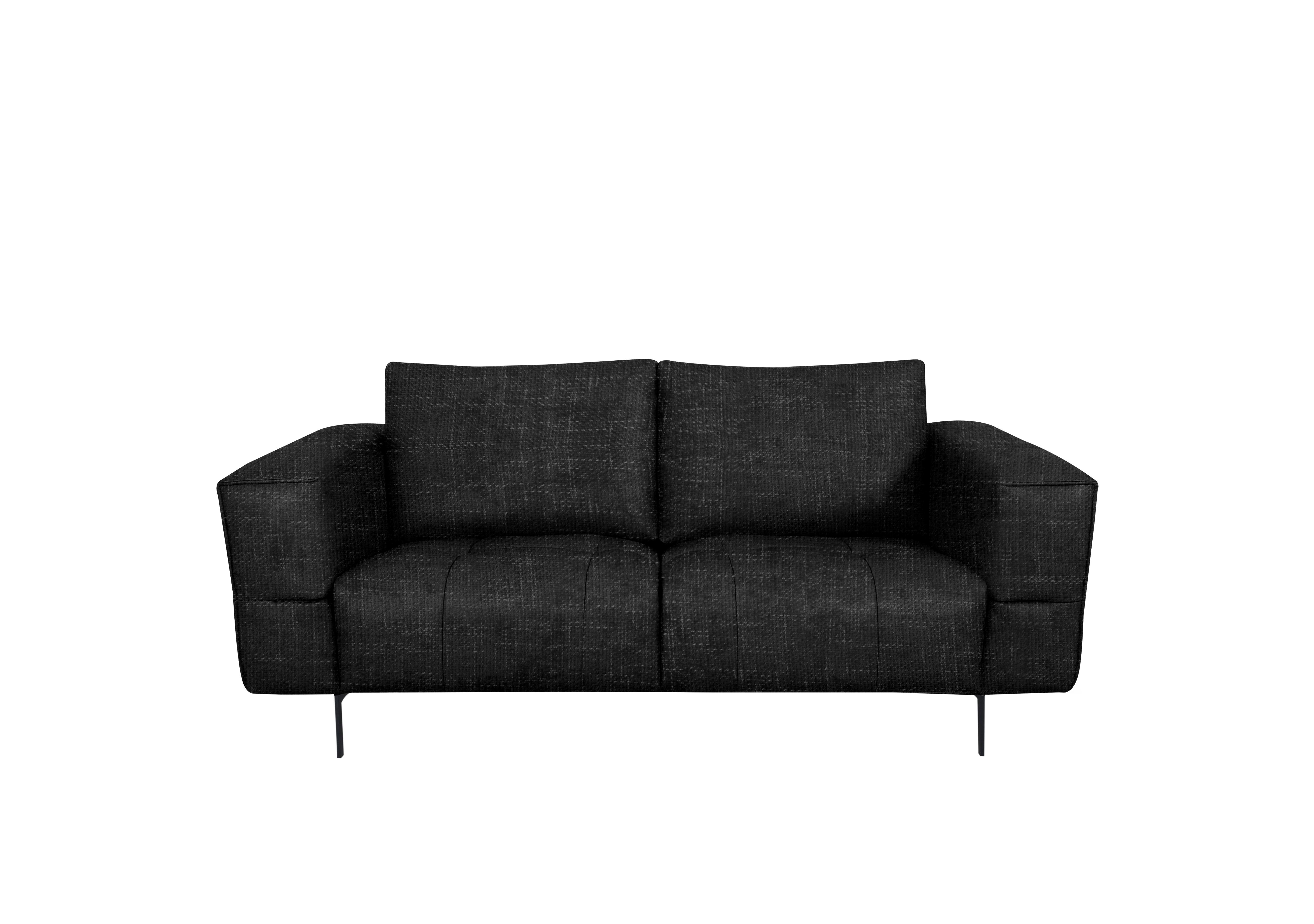 Lawson 2 Seater Fabric Sofa in Fab-Cac-R463 Black Mica on Furniture Village