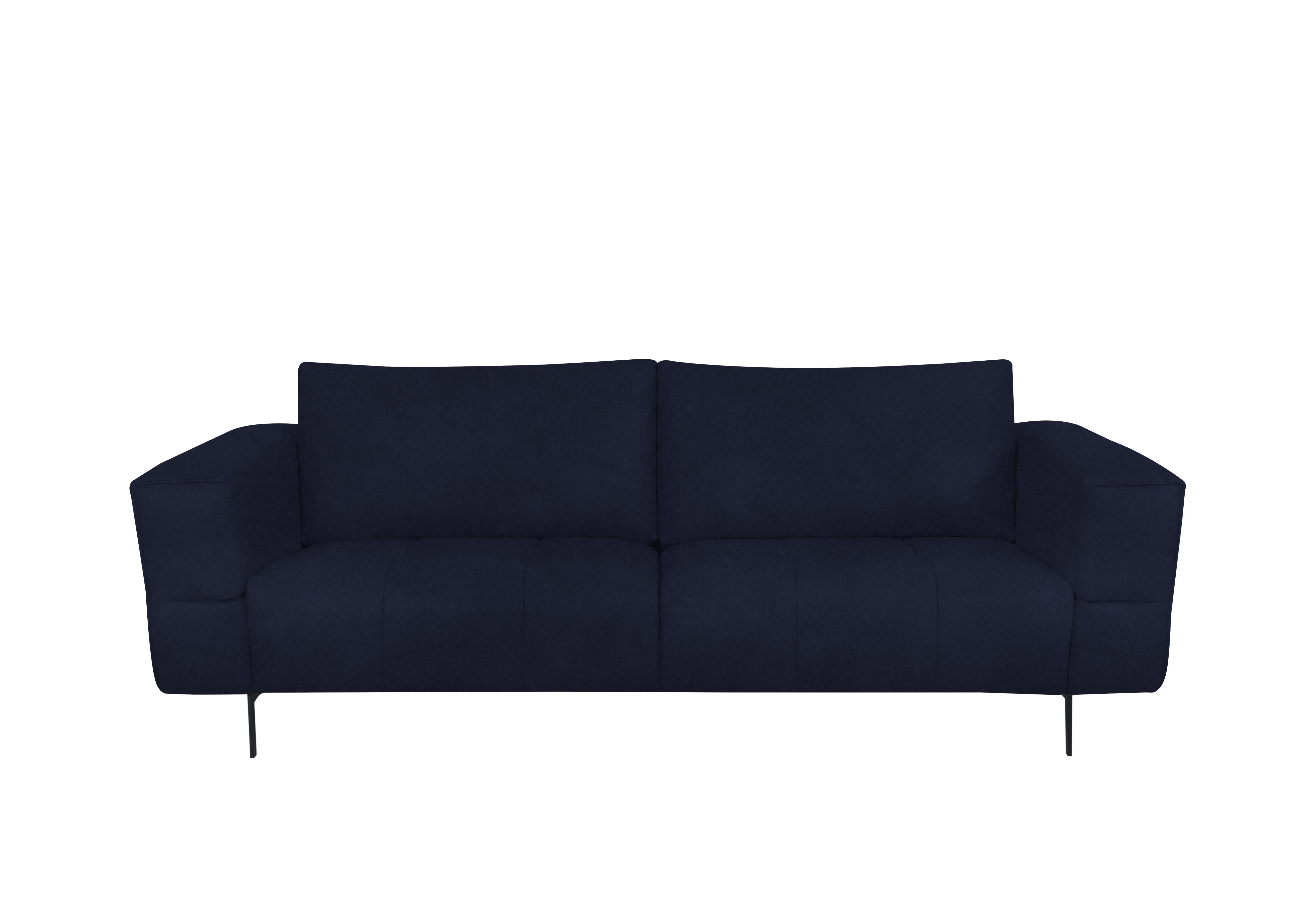 Lawson 3 Seater Fabric Sofa in Fab-Meg-R28 Navy on Furniture Village