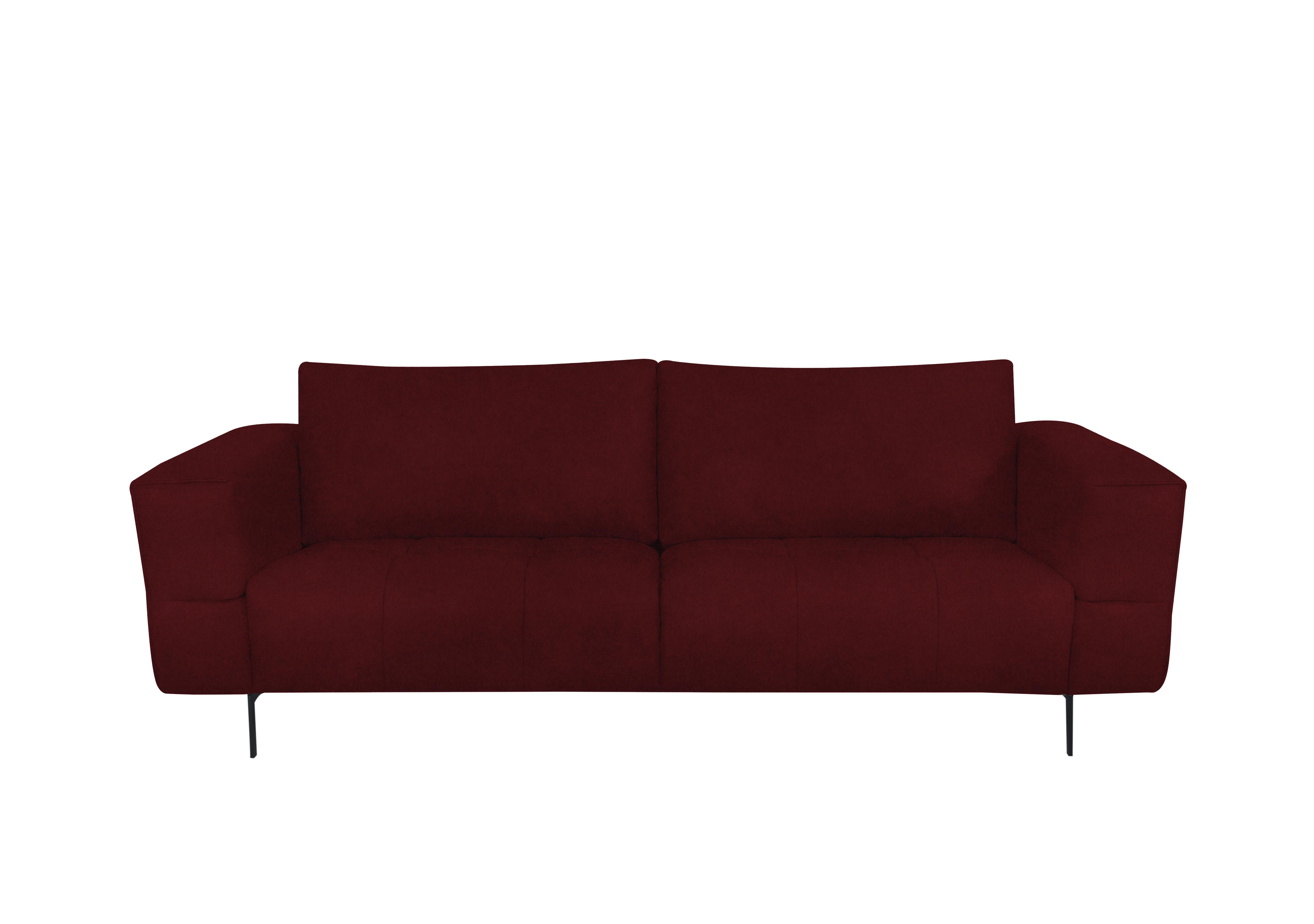 Lawson 3 Seater Fabric Sofa in Fab-Meg-R65 Burgundy on Furniture Village