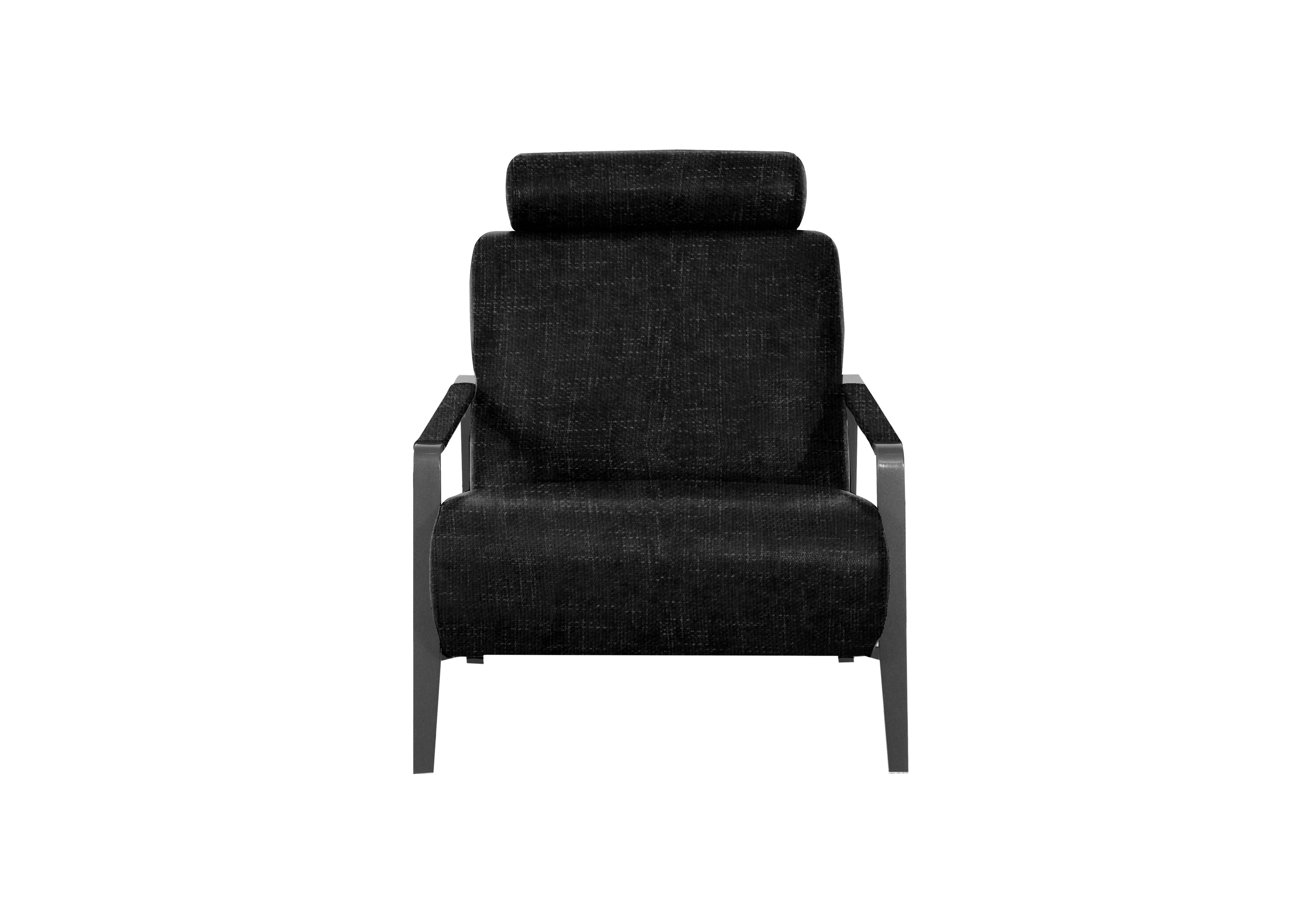 Lawson Fabric Accent Chair in Fab-Cac-R463 Black Mica on Furniture Village