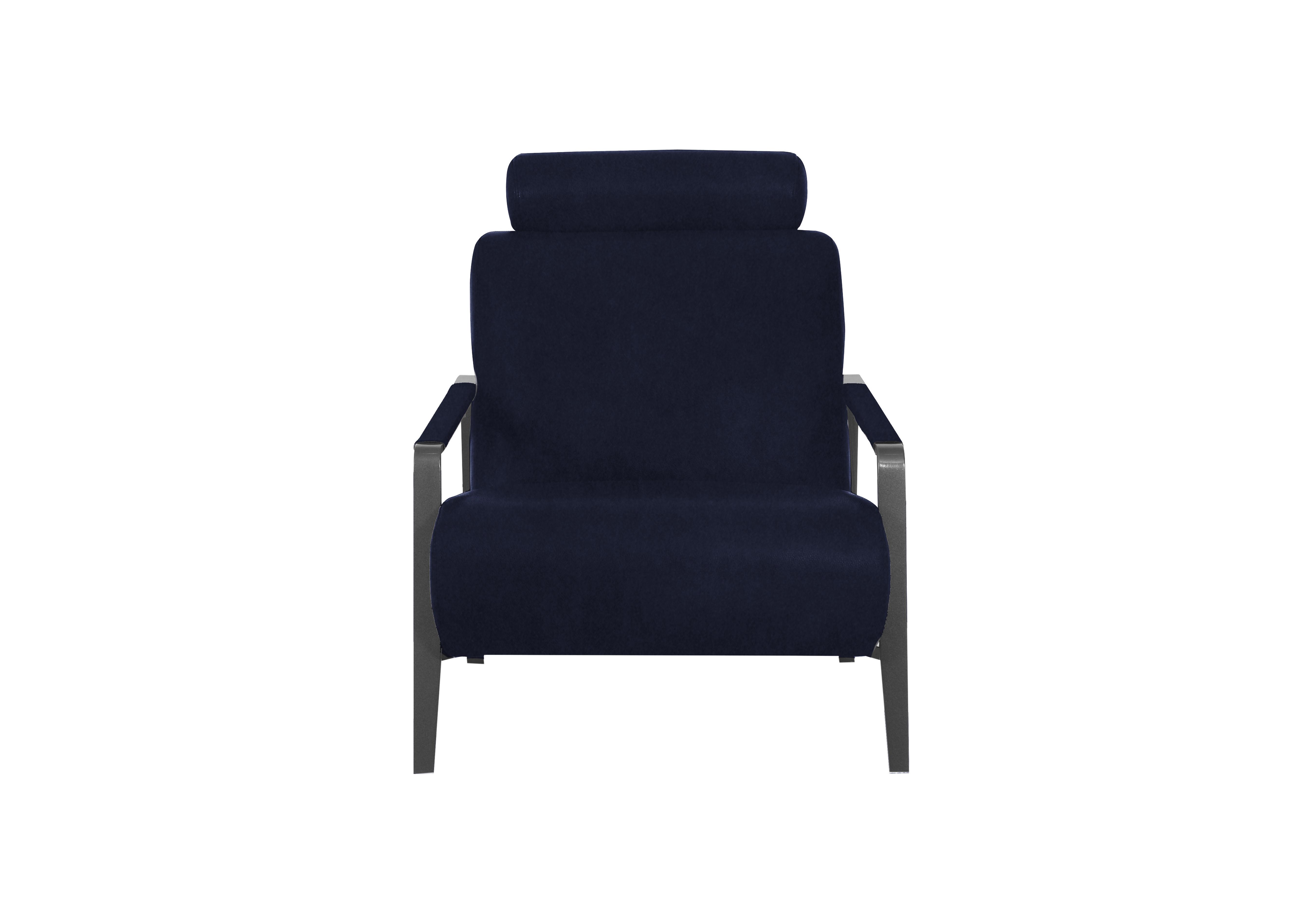 Lawson Fabric Accent Chair in Fab-Meg-R28 Navy on Furniture Village