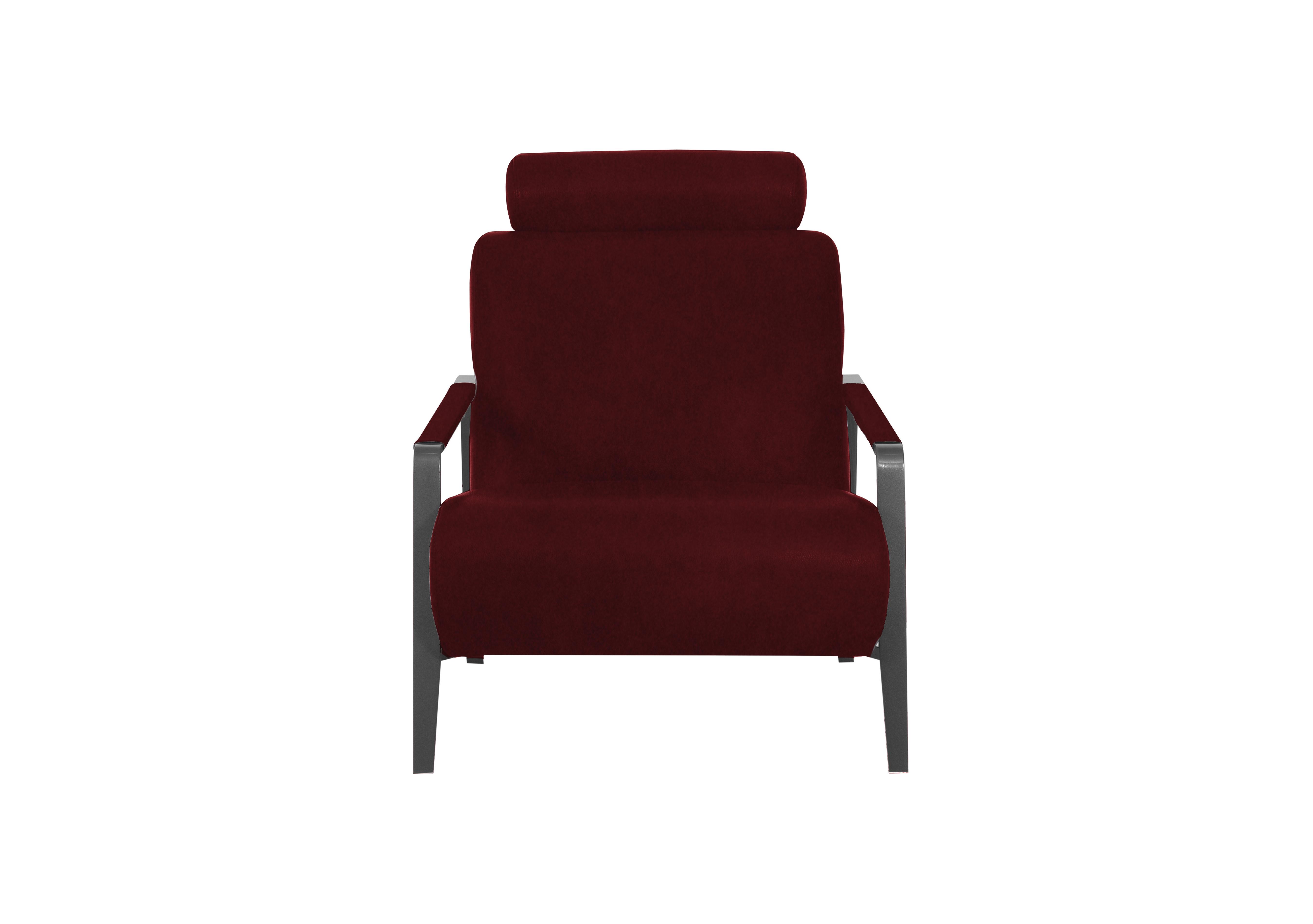 Lawson Fabric Accent Chair in Fab-Meg-R65 Burgundy on Furniture Village