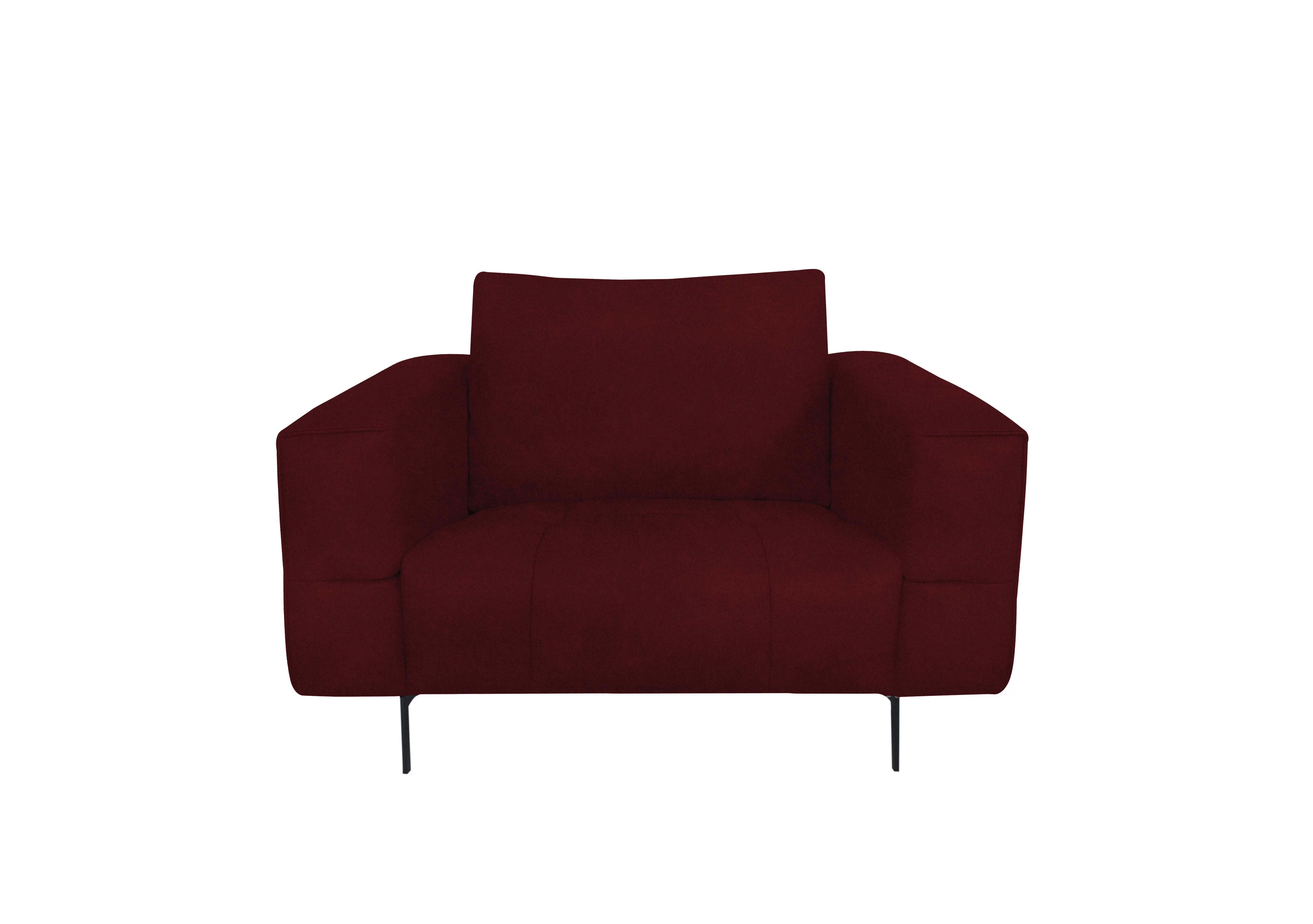 Lawson Fabric Armchair in Fab-Meg-R65 Burgundy on Furniture Village