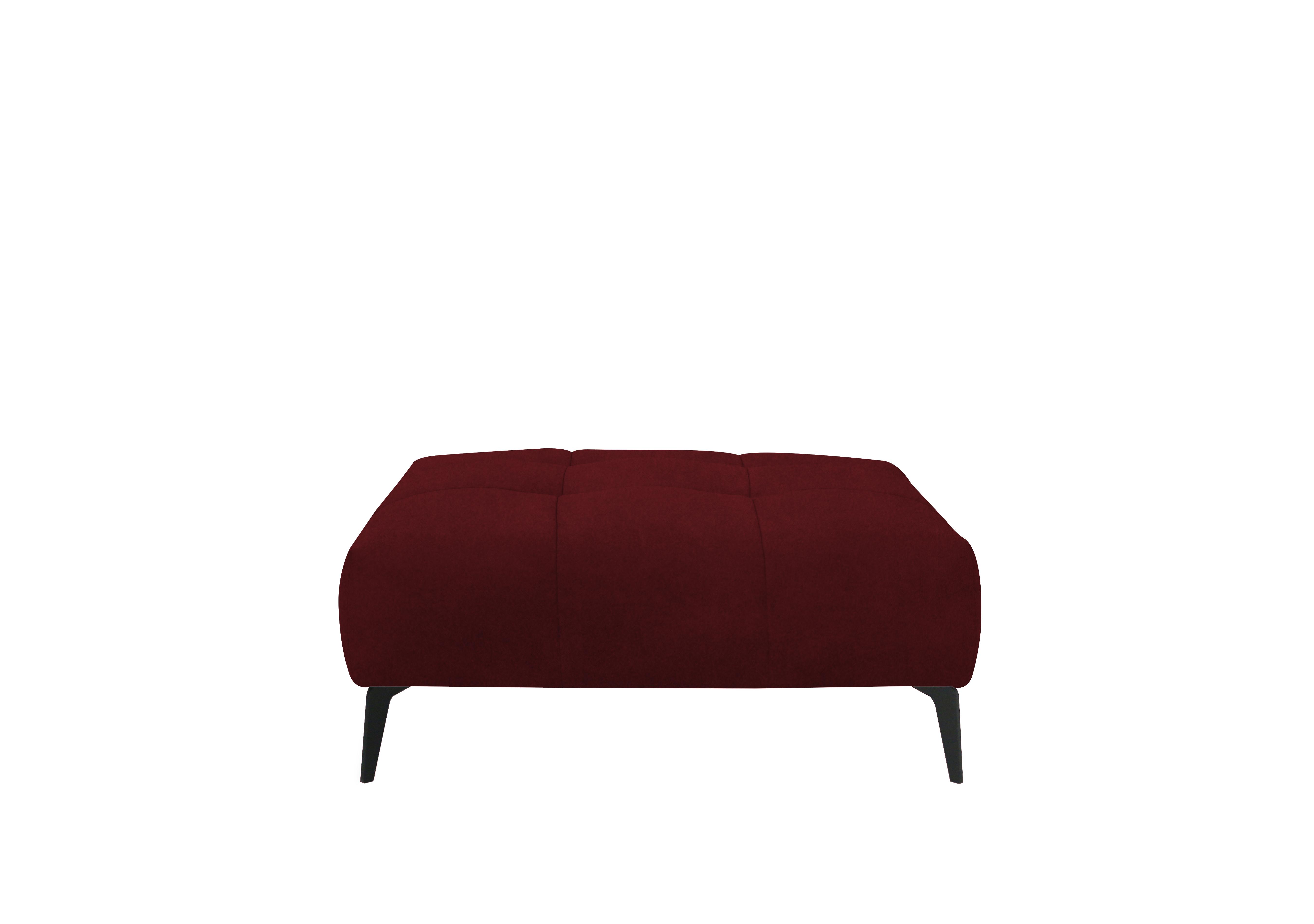 Lawson Fabric Footstool in Fab-Meg-R65 Burgundy on Furniture Village