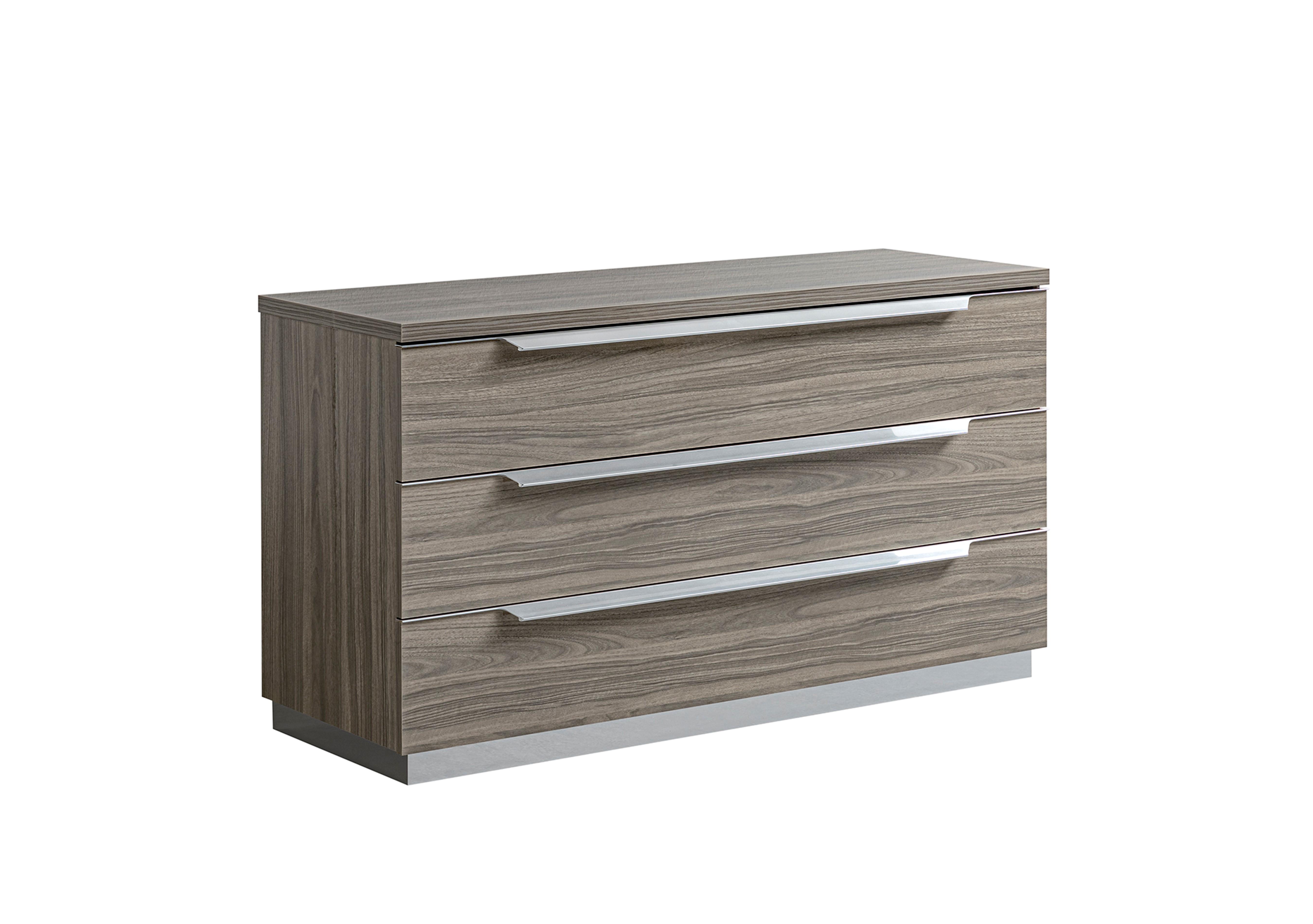 Venezia 3 Drawer Dresser in Grey on Furniture Village