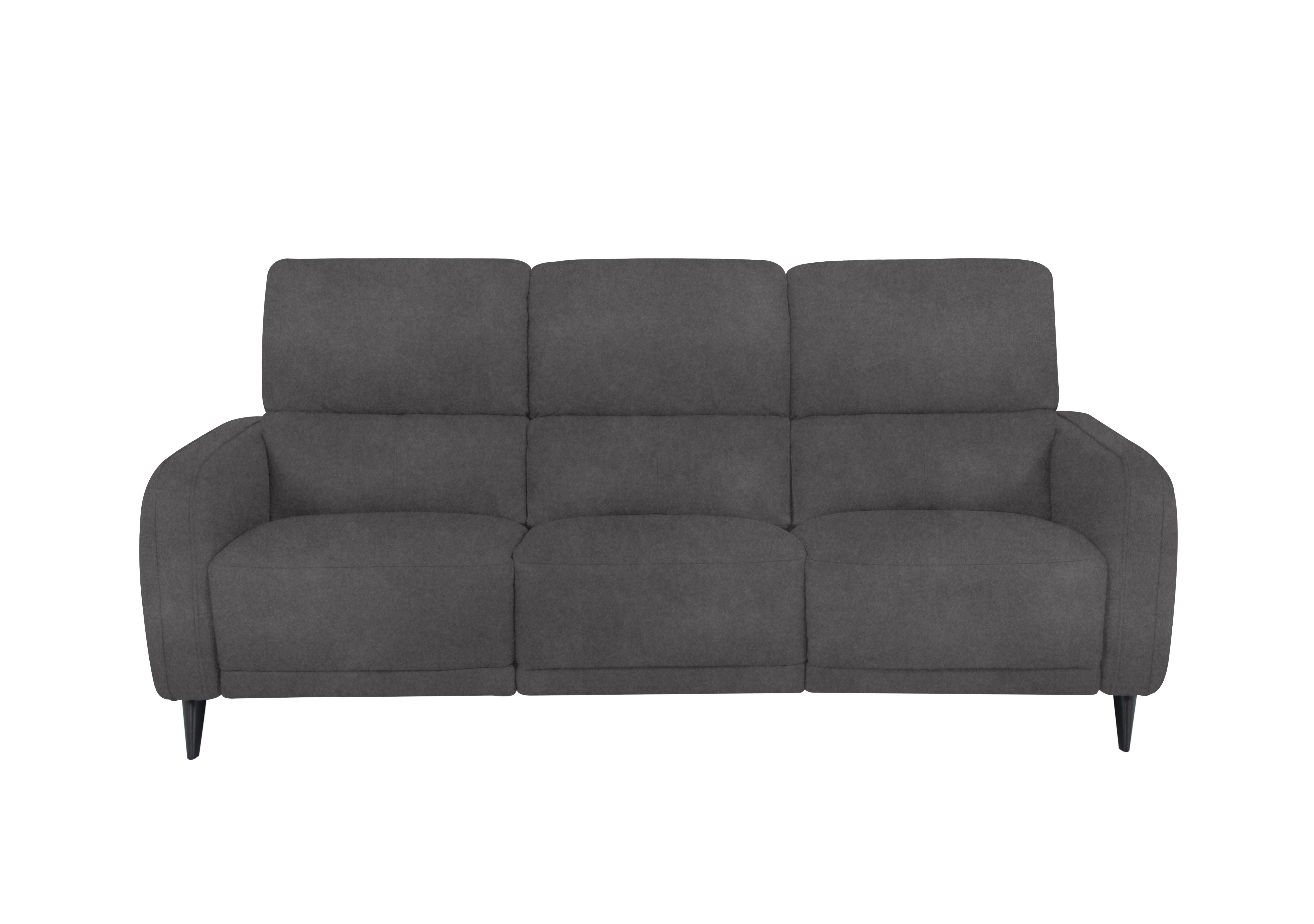 Logan 3 Seater Fabric Sofa in Fab-Meg-R20 Pewter on Furniture Village