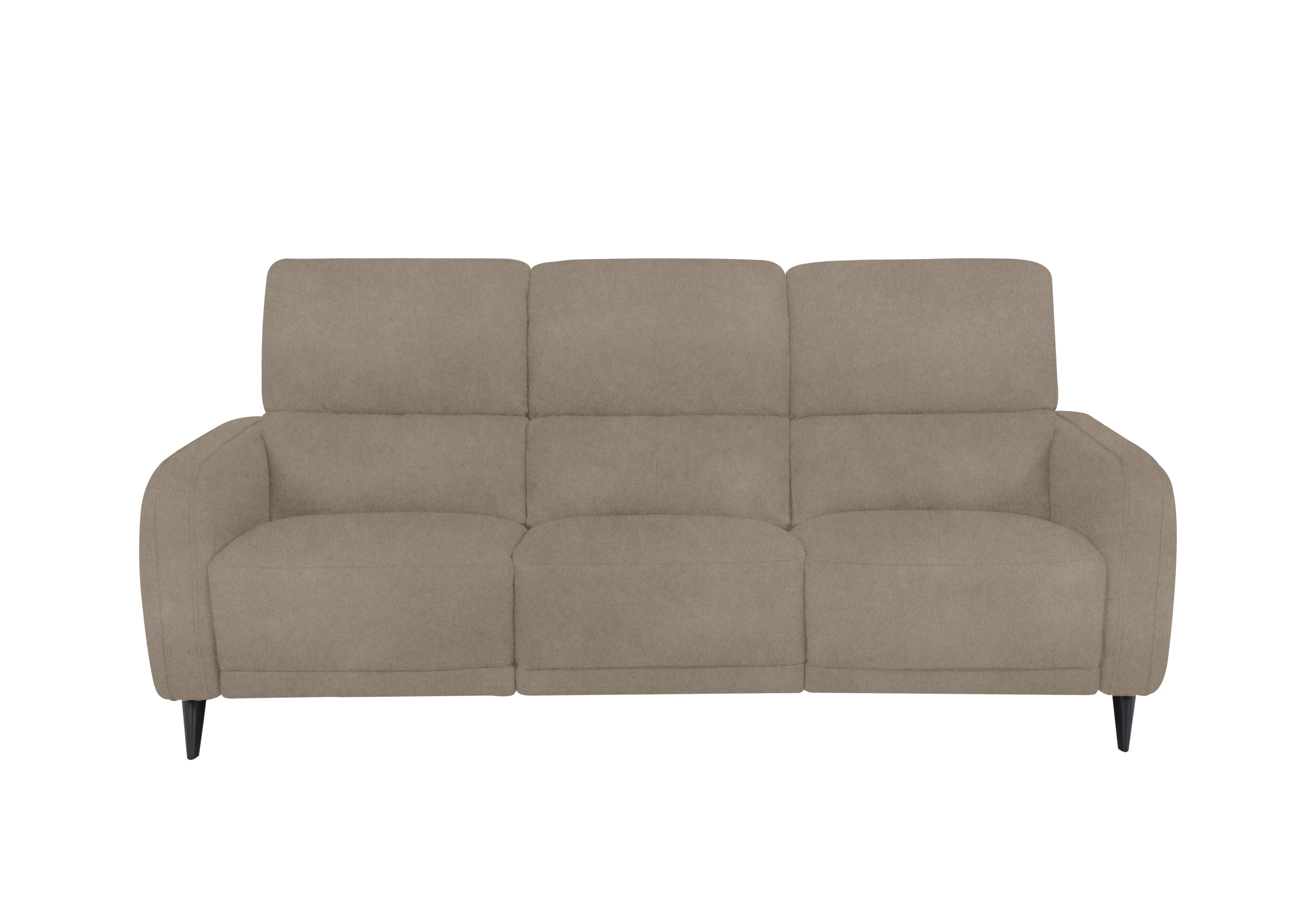 Logan 3 Seater Fabric Sofa in Fab-Meg-R32 Light Khaki on Furniture Village