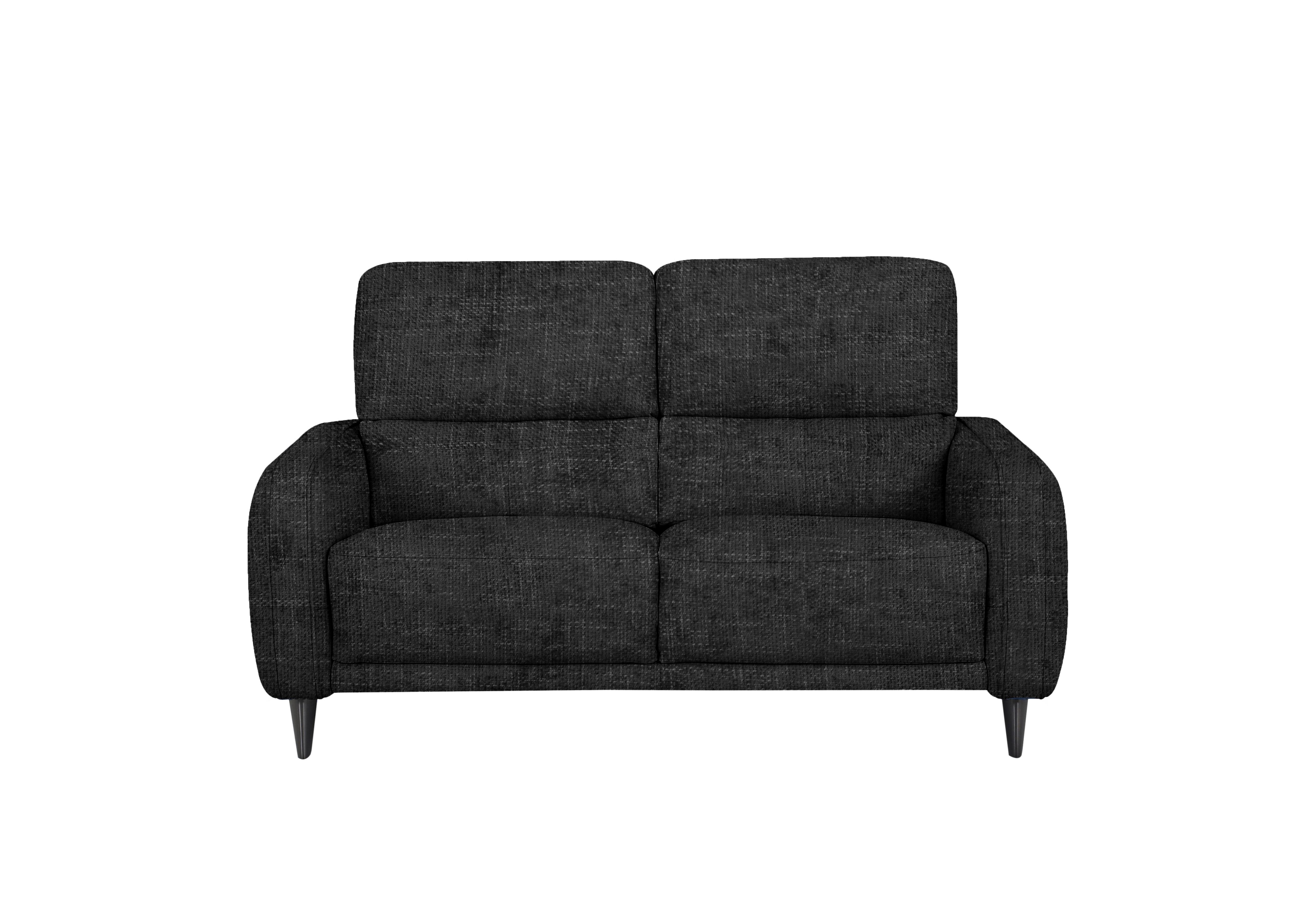 Logan 2.5 Seater Fabric Sofa in Fab-Cac-R463 Black Mica on Furniture Village