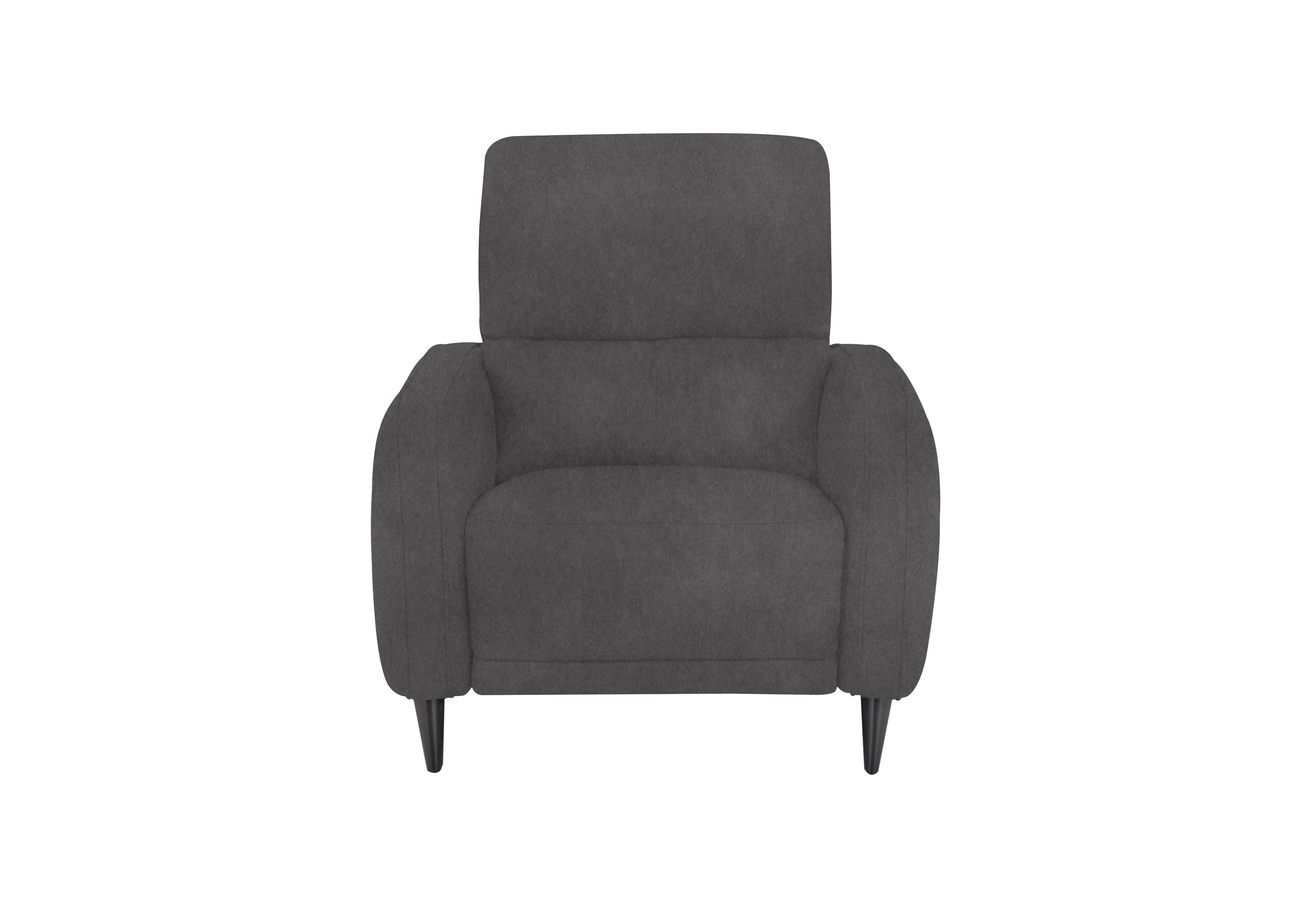 Logan Fabric Chair in Fab-Meg-R20 Pewter on Furniture Village