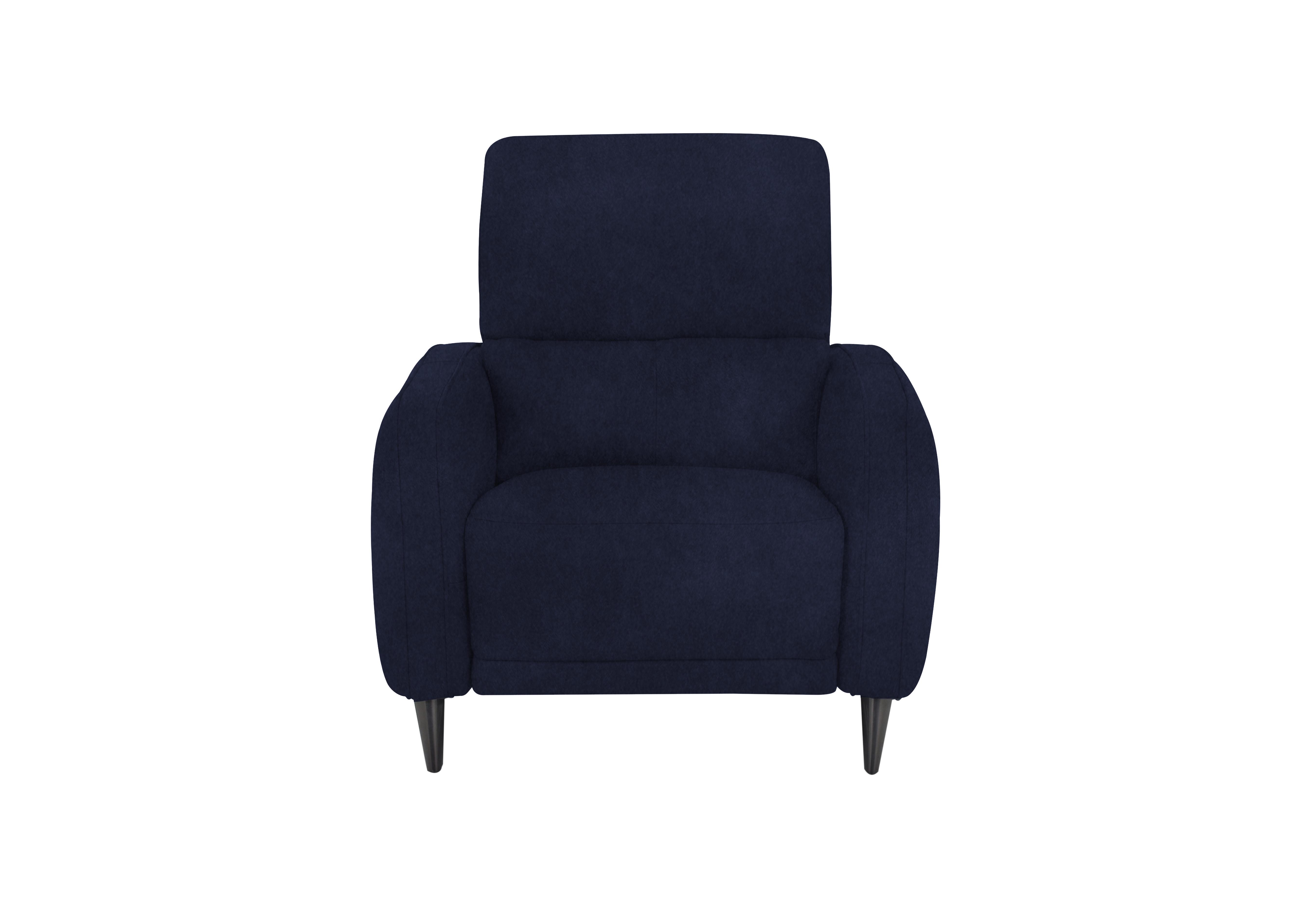 Logan Fabric Chair in Fab-Meg-R28 Navy on Furniture Village