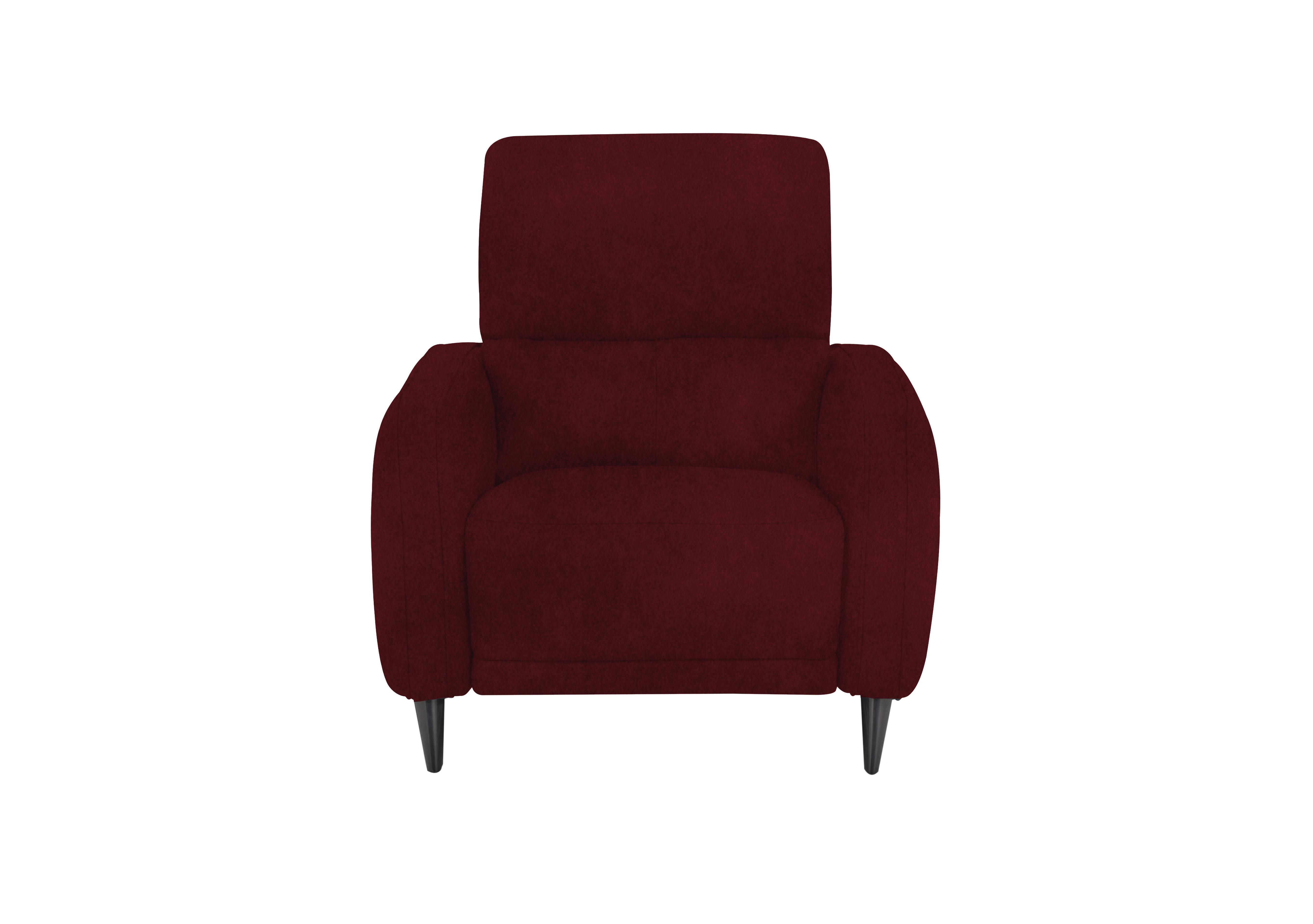 Logan Fabric Chair in Fab-Meg-R65 Burgundy on Furniture Village