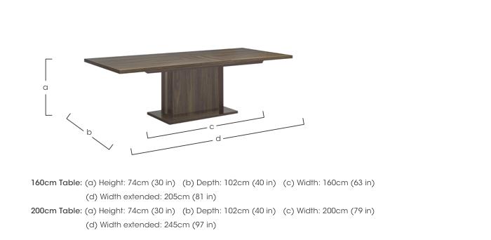 Venezia Extending Dining Table in  on Furniture Village